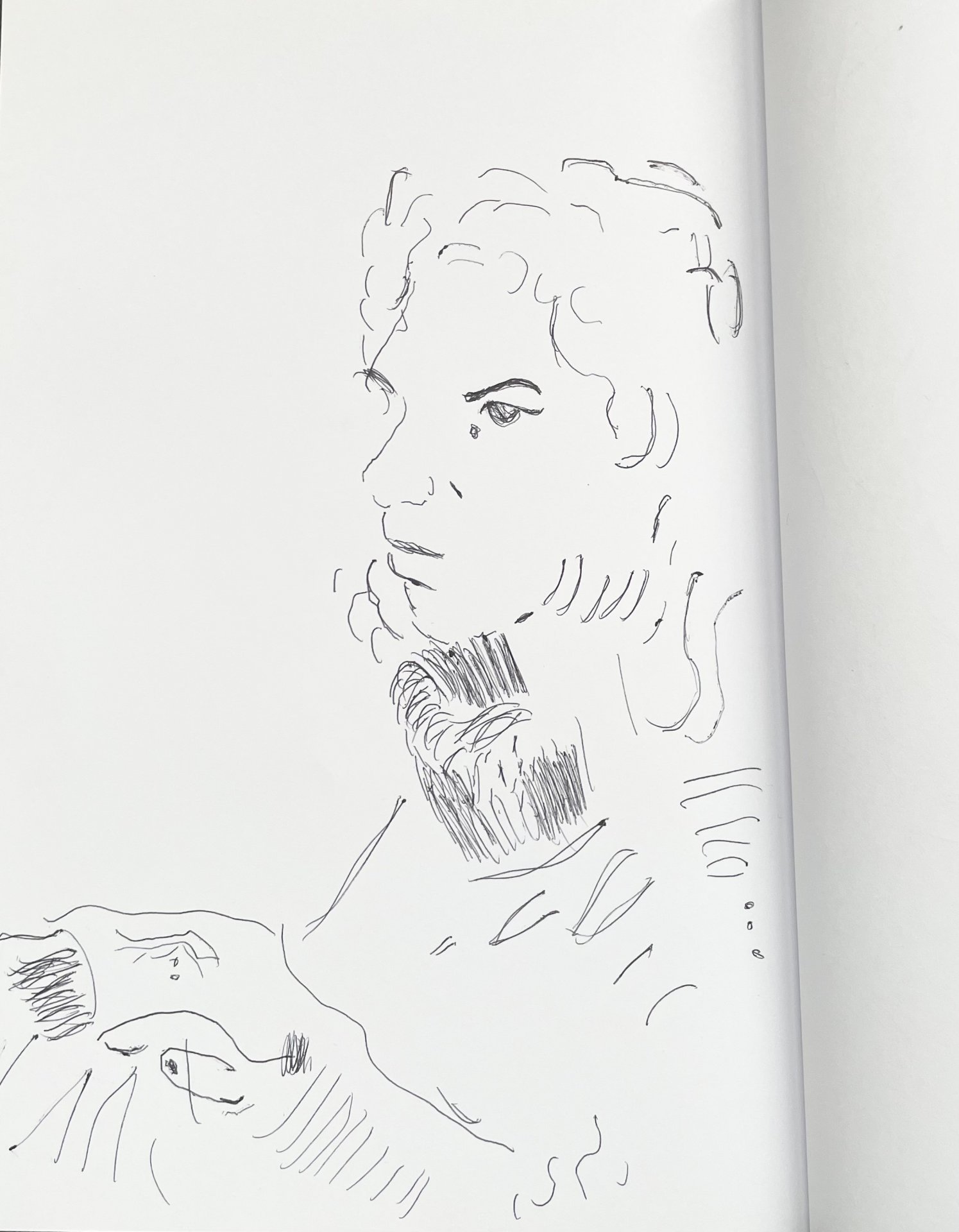 Drawings Drawing - Irfan Ajvazi - Jose Art Gallery