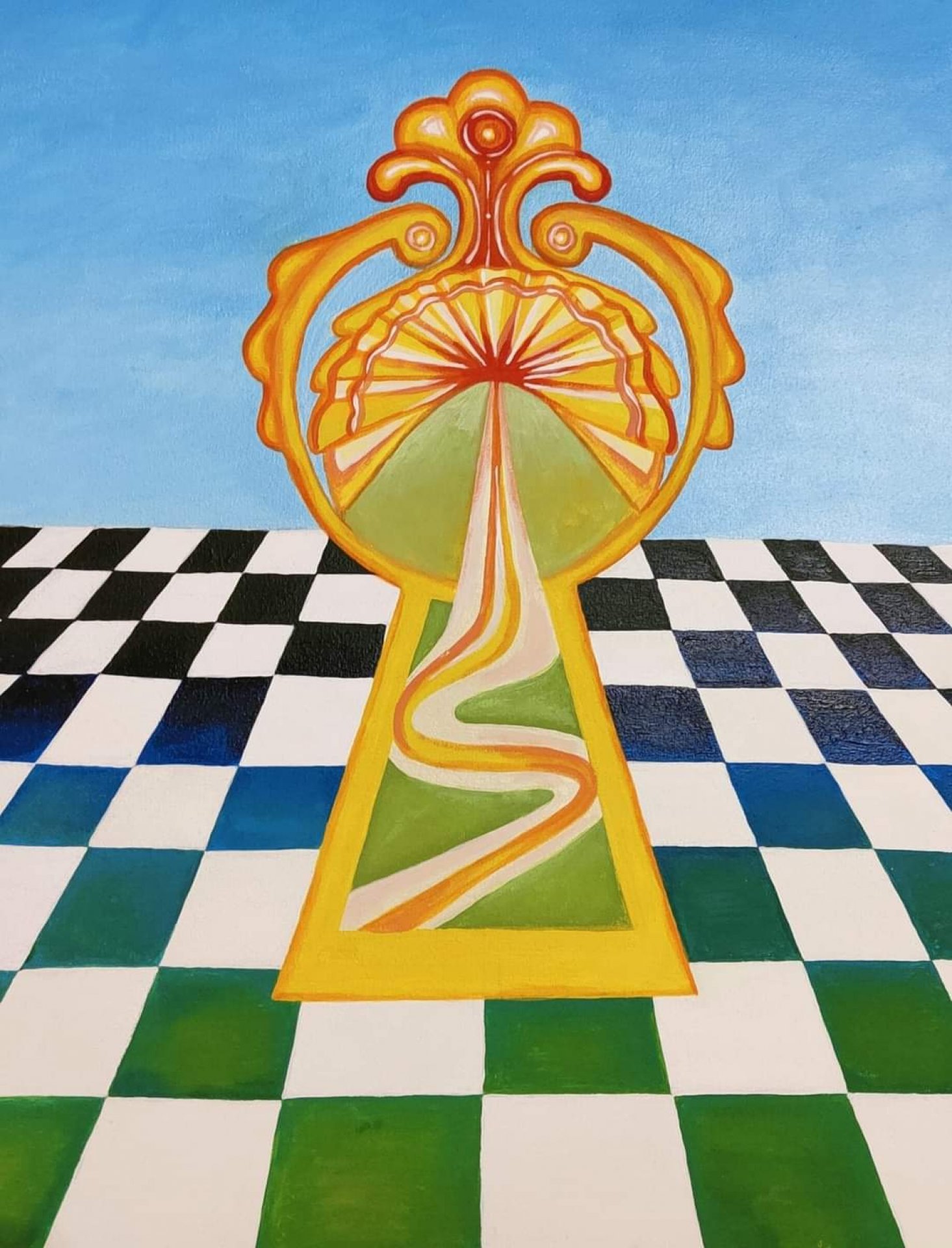THE KEY TO CONSCIOUSNESS Sculpture - Liliia Dutka