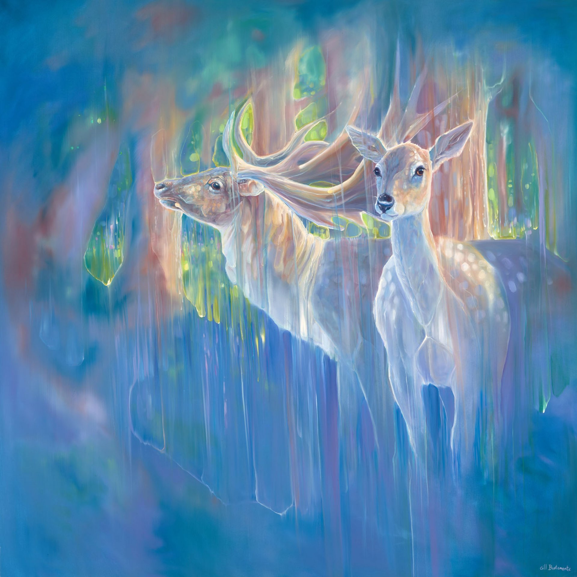 Divine Monarchs Painting by Gill Bustamante