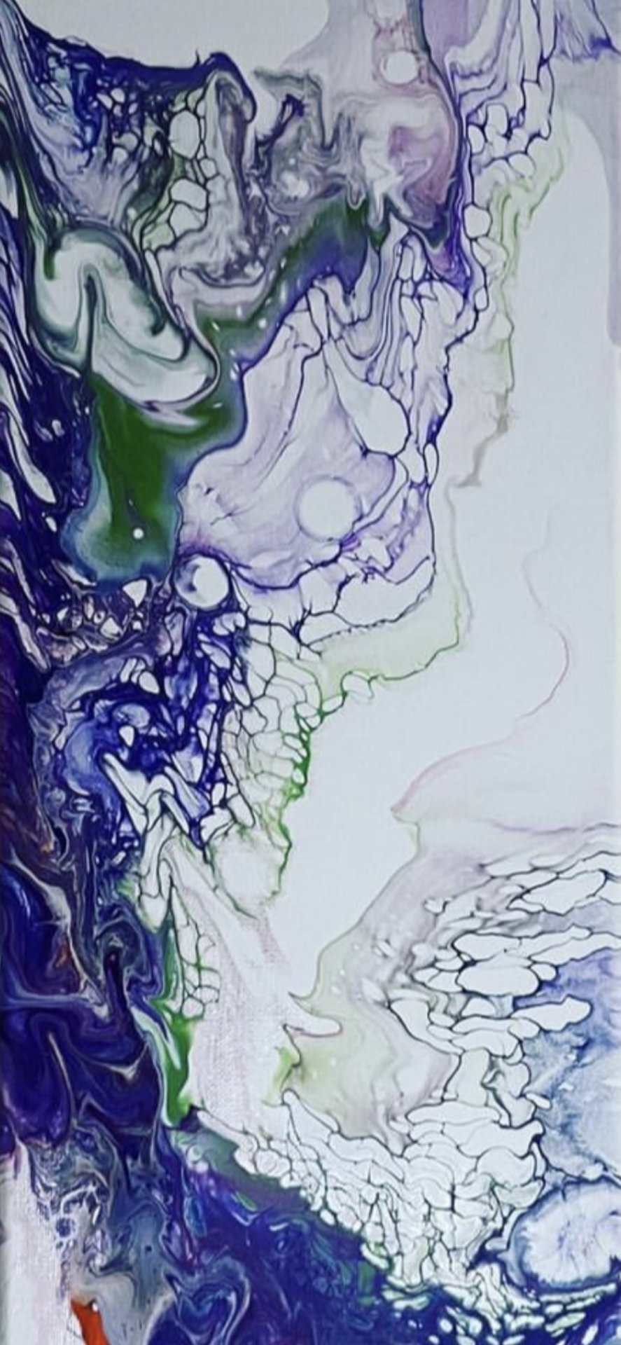 Purple Rain Evolved: Color Swirl Pintura de Richard Nyarko