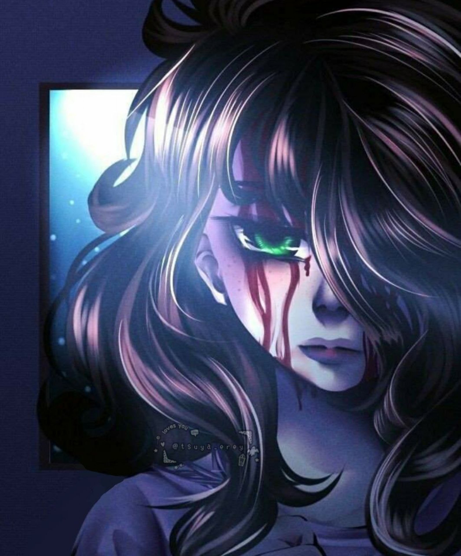 Sally Older Digital Art - tsuya_erey - Jose Art Gallery