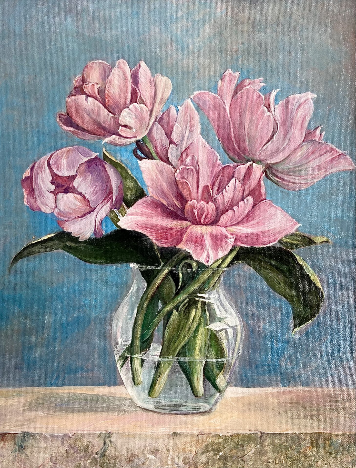 Gemälde «Blumen», Volodymyr Kozhushko