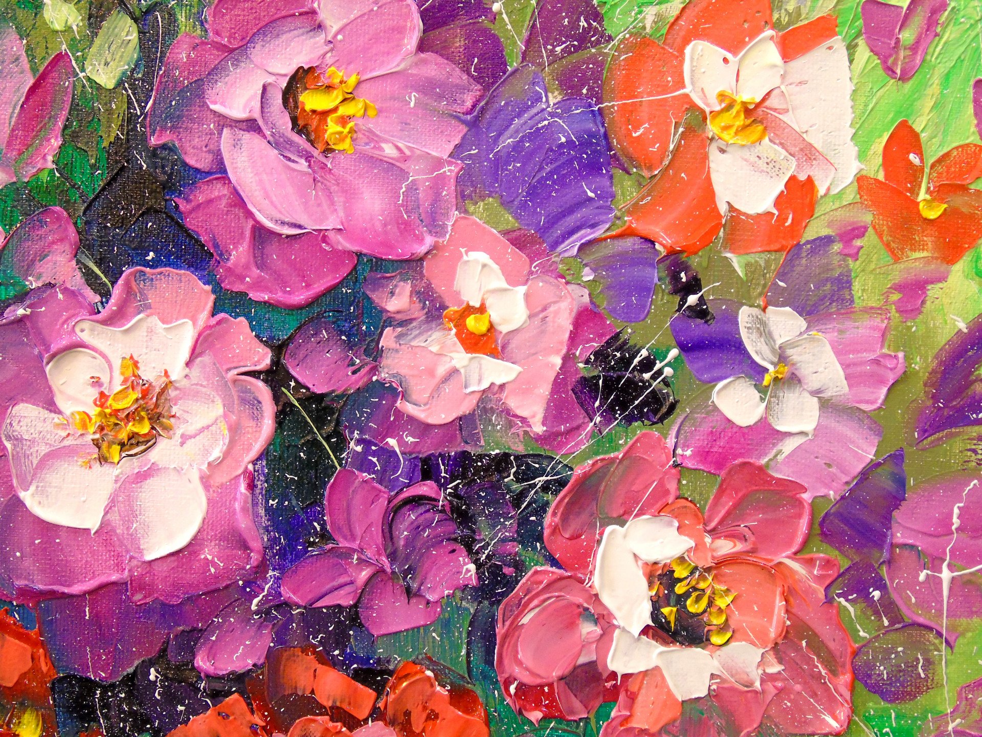 A bouquet of bright colors - buy