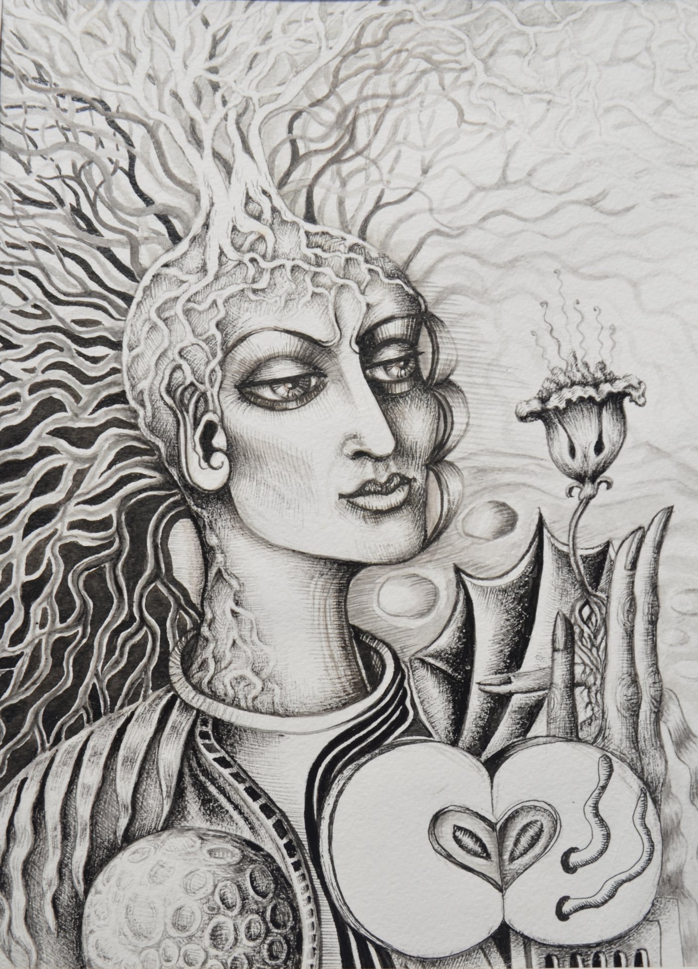 Bitter illusion Painting by Aljona Frantaseva (Belaja)