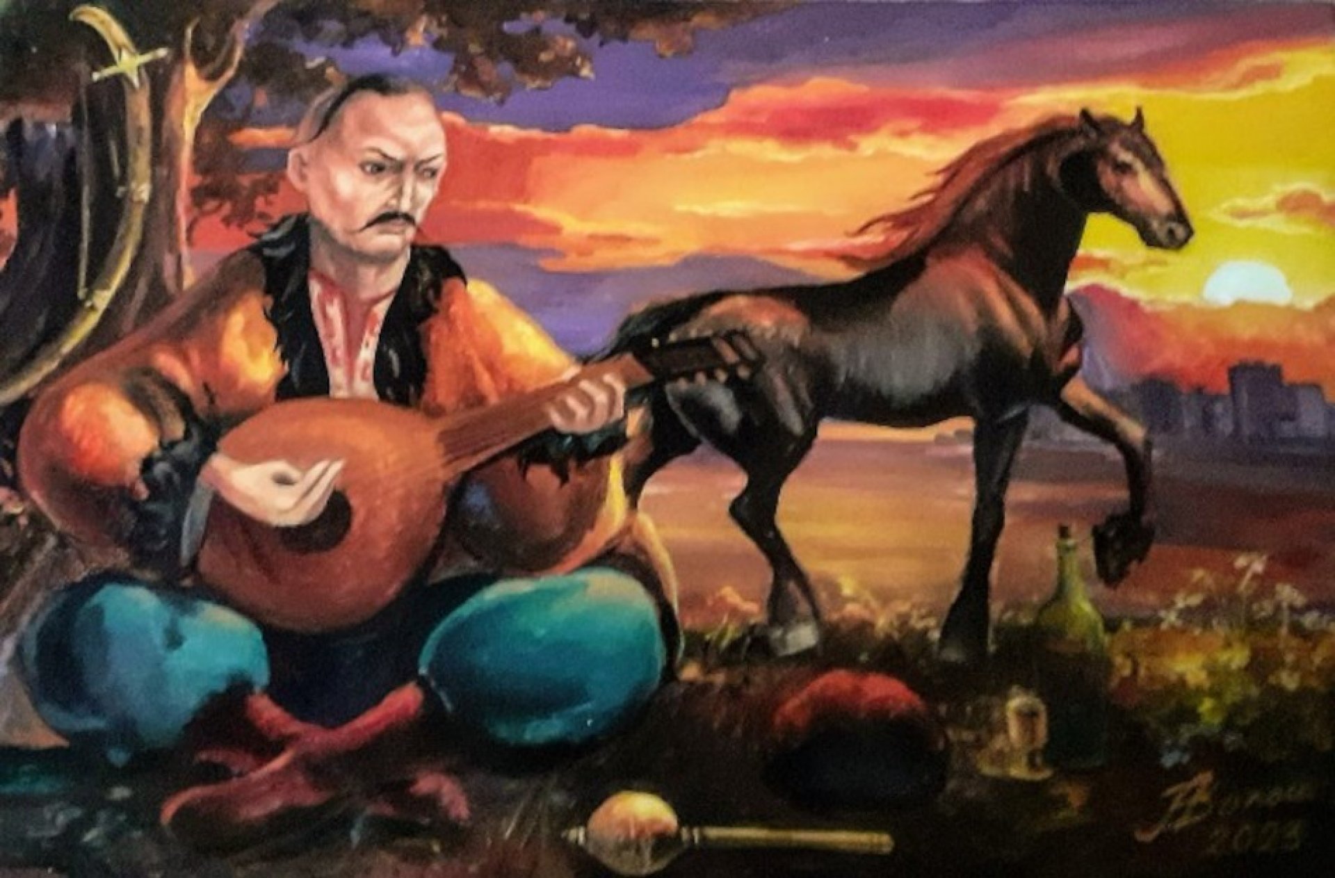 Northern Mamai Sculpture - alla voloshyna - Jose Art Gallery