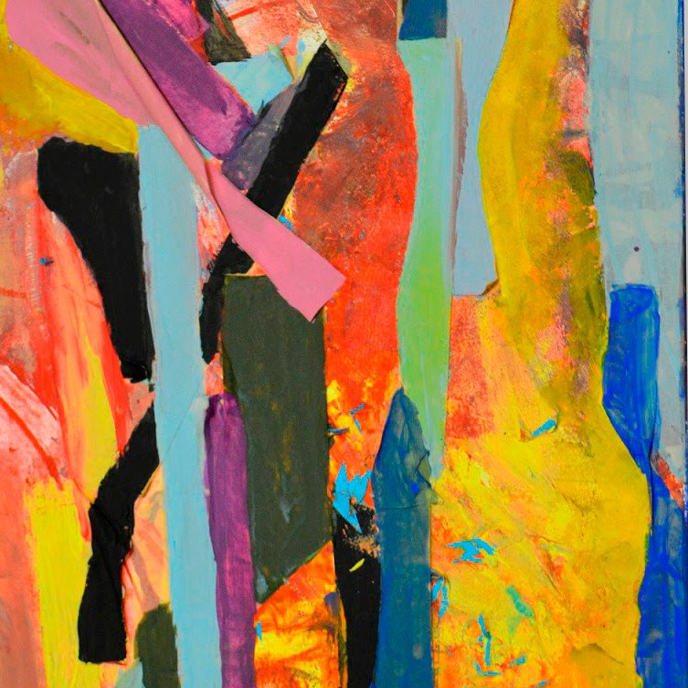 A look through summer glasses - painting