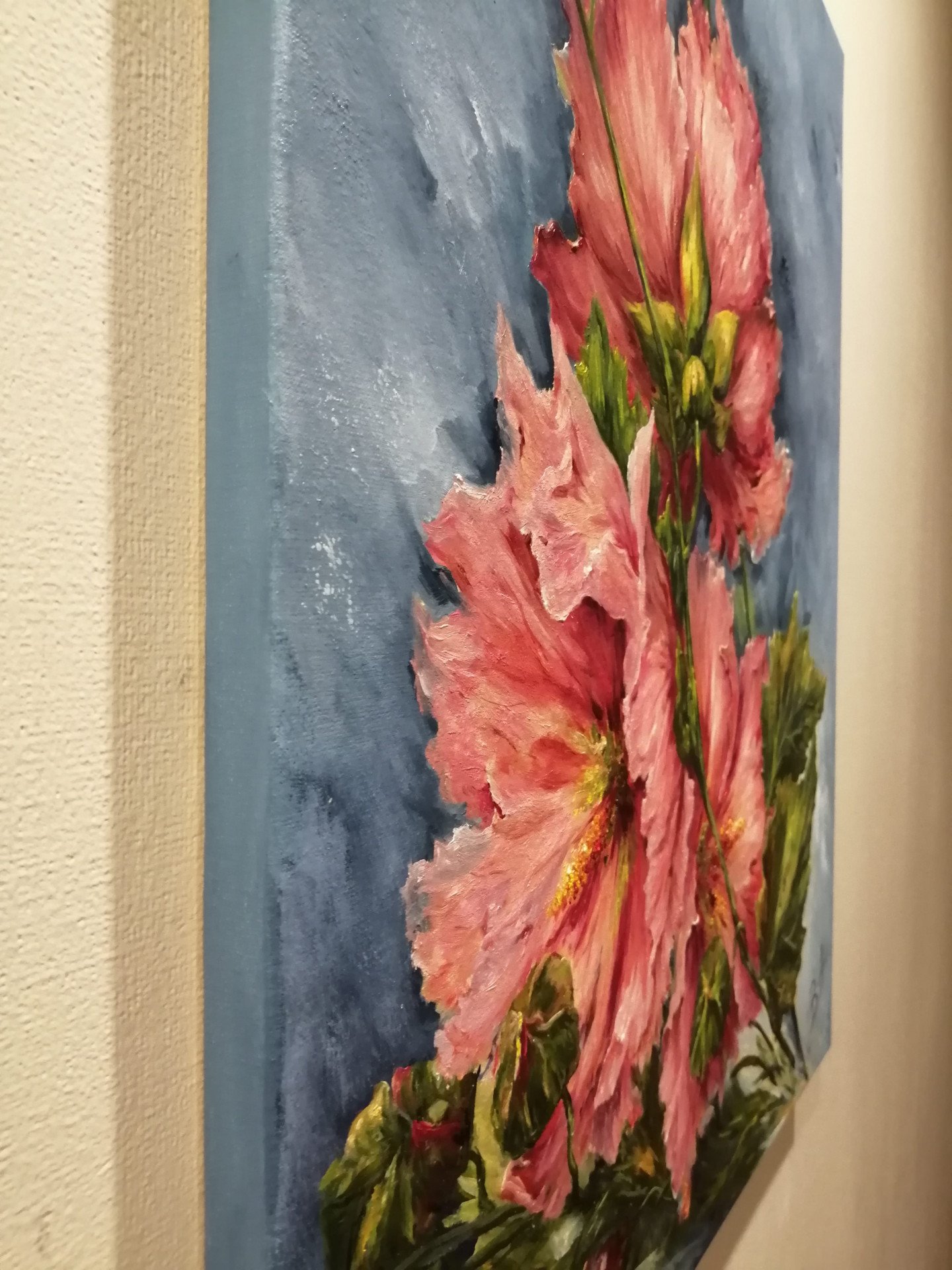 Oil painting Mallow 60x50 cm - order