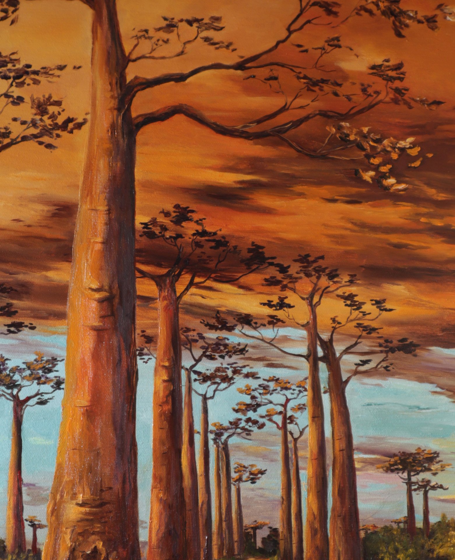 Oil painting Madagascar - buy