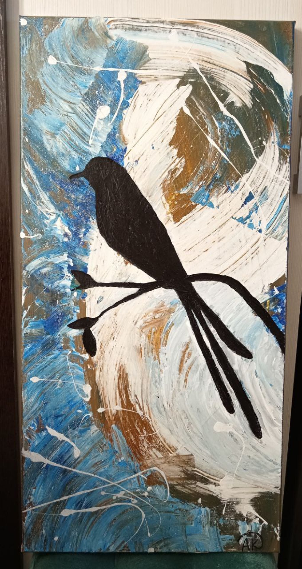 Abstraction Bird Digital Art - Anastasiya Koroleva