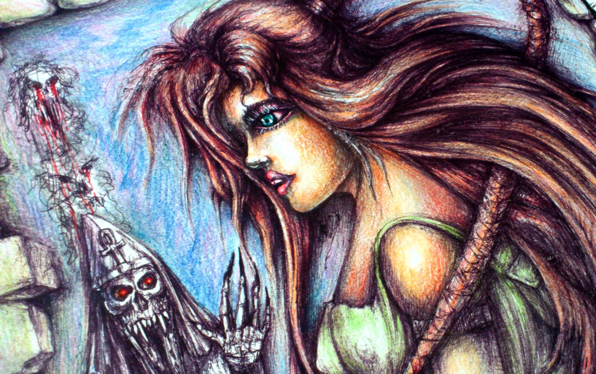 TOMB RAIDER by Angel P. - painting