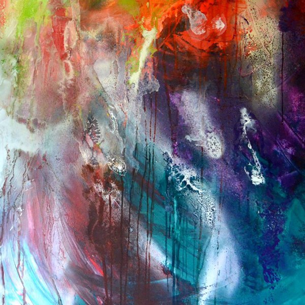 Colour Fusion Painting by Lynne Godina-Orme