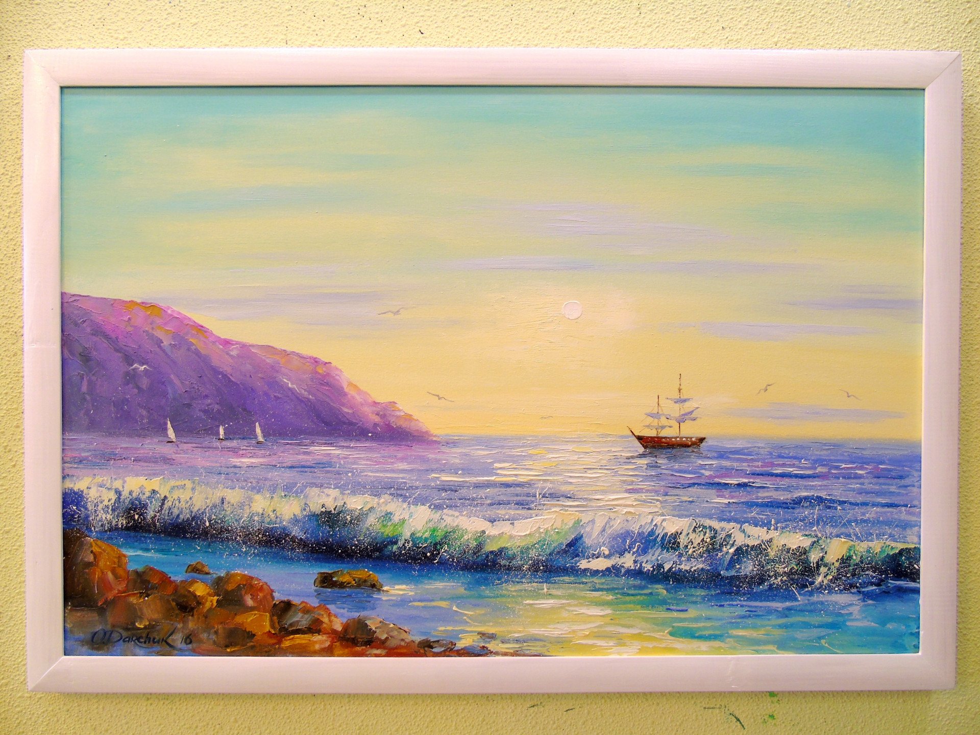 To native shores - painting