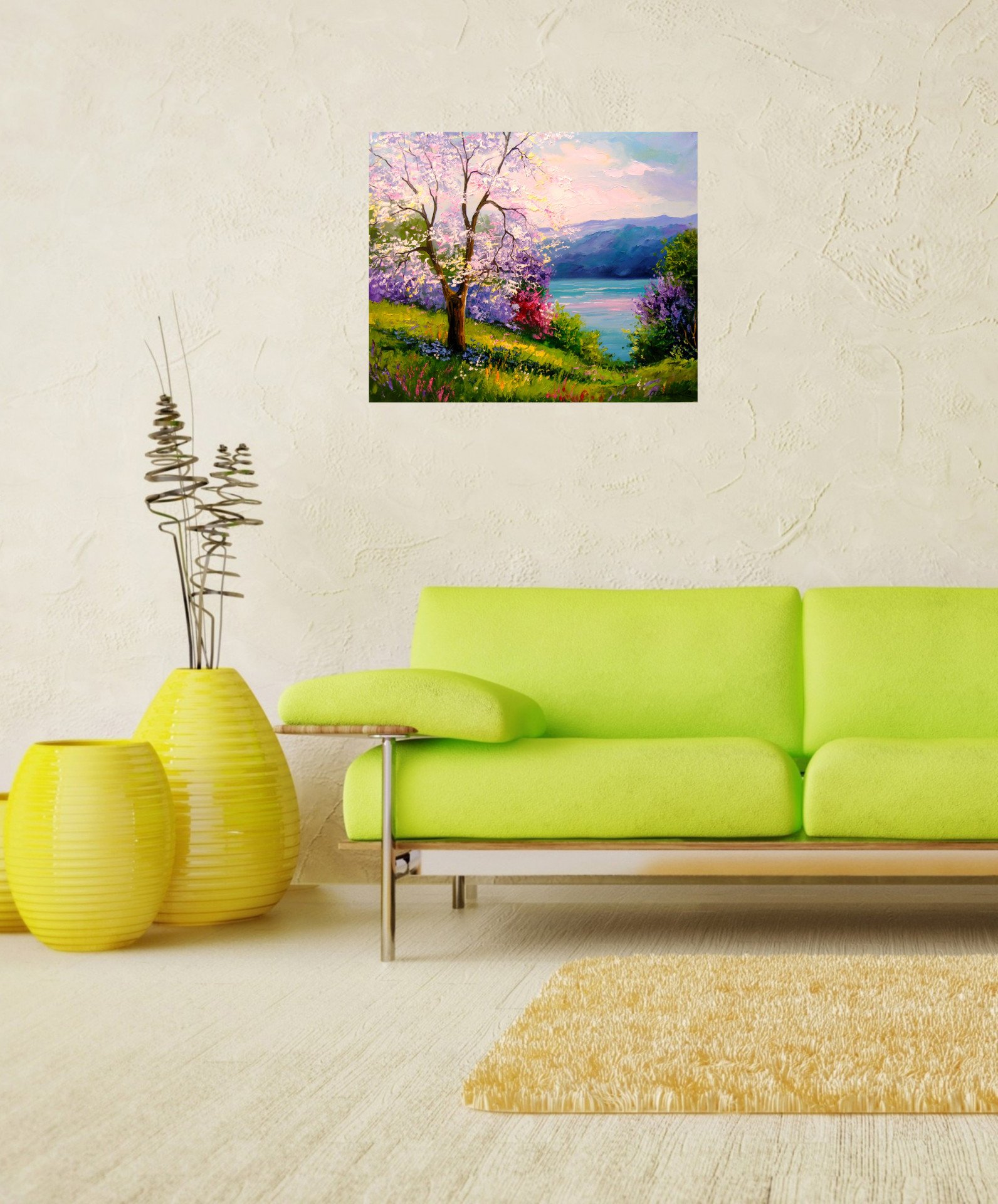 Apple blossom by the river - order