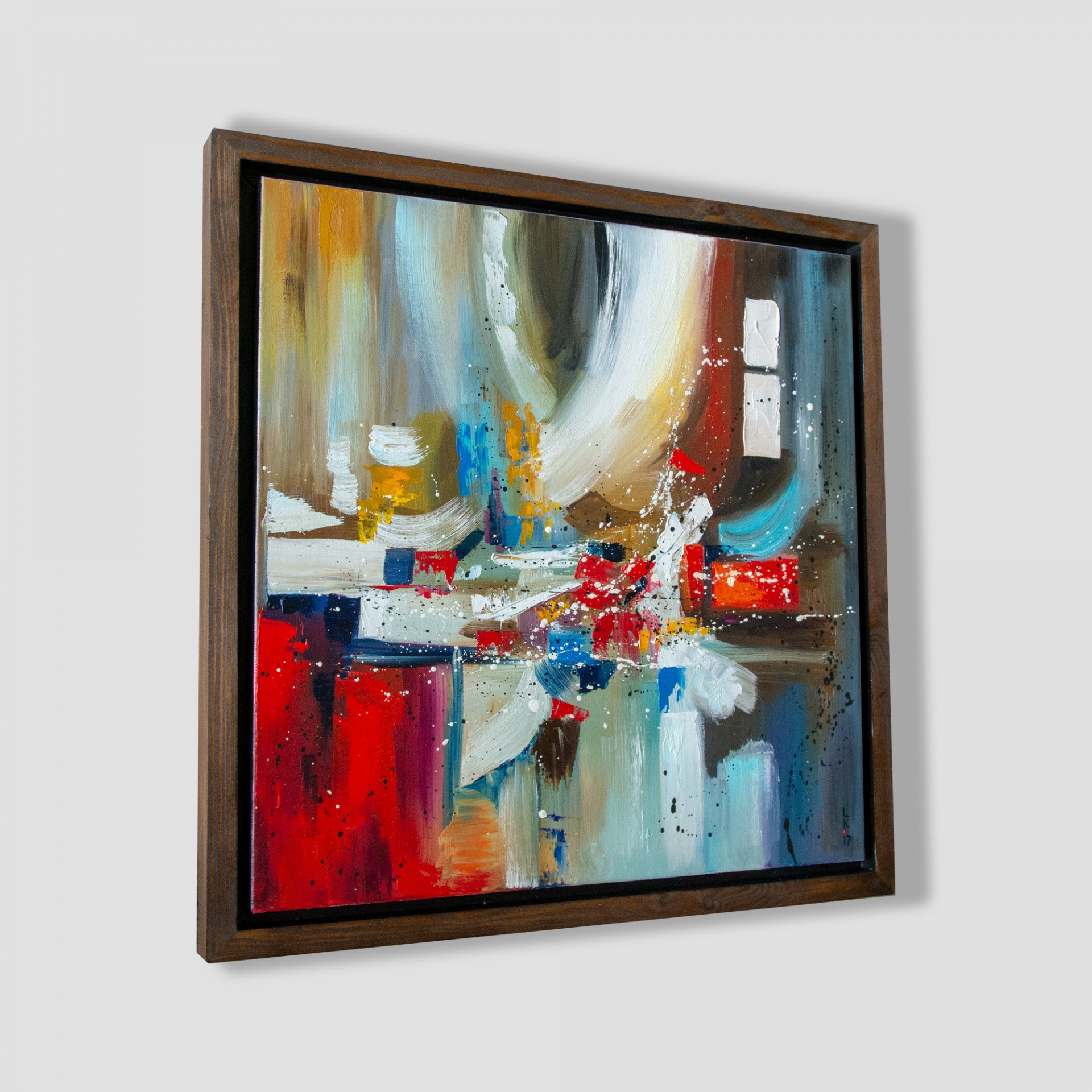DESPUÉS DE LA FIESTA (enmarcado) - painting