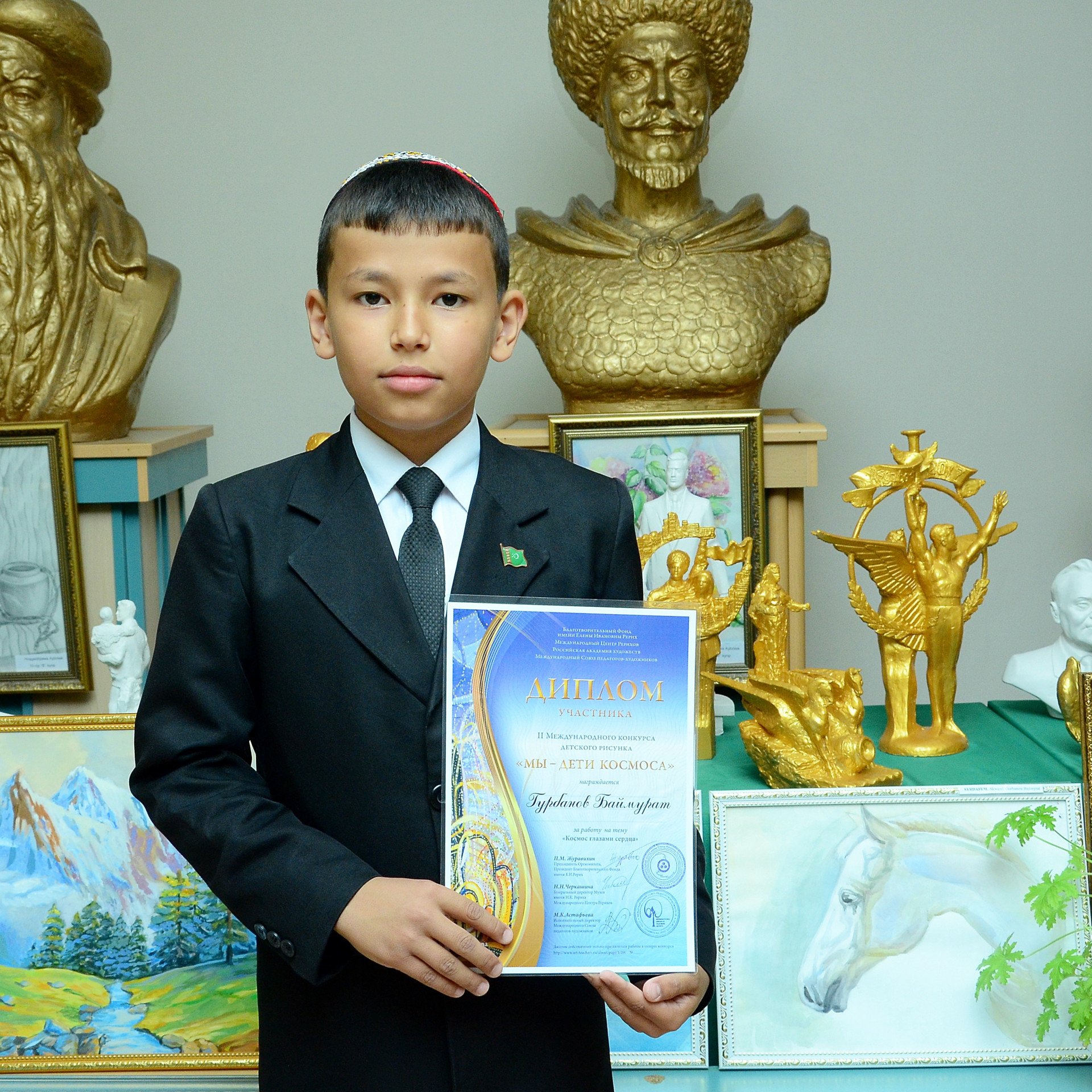 Artist Baýmyrat Gurbanow