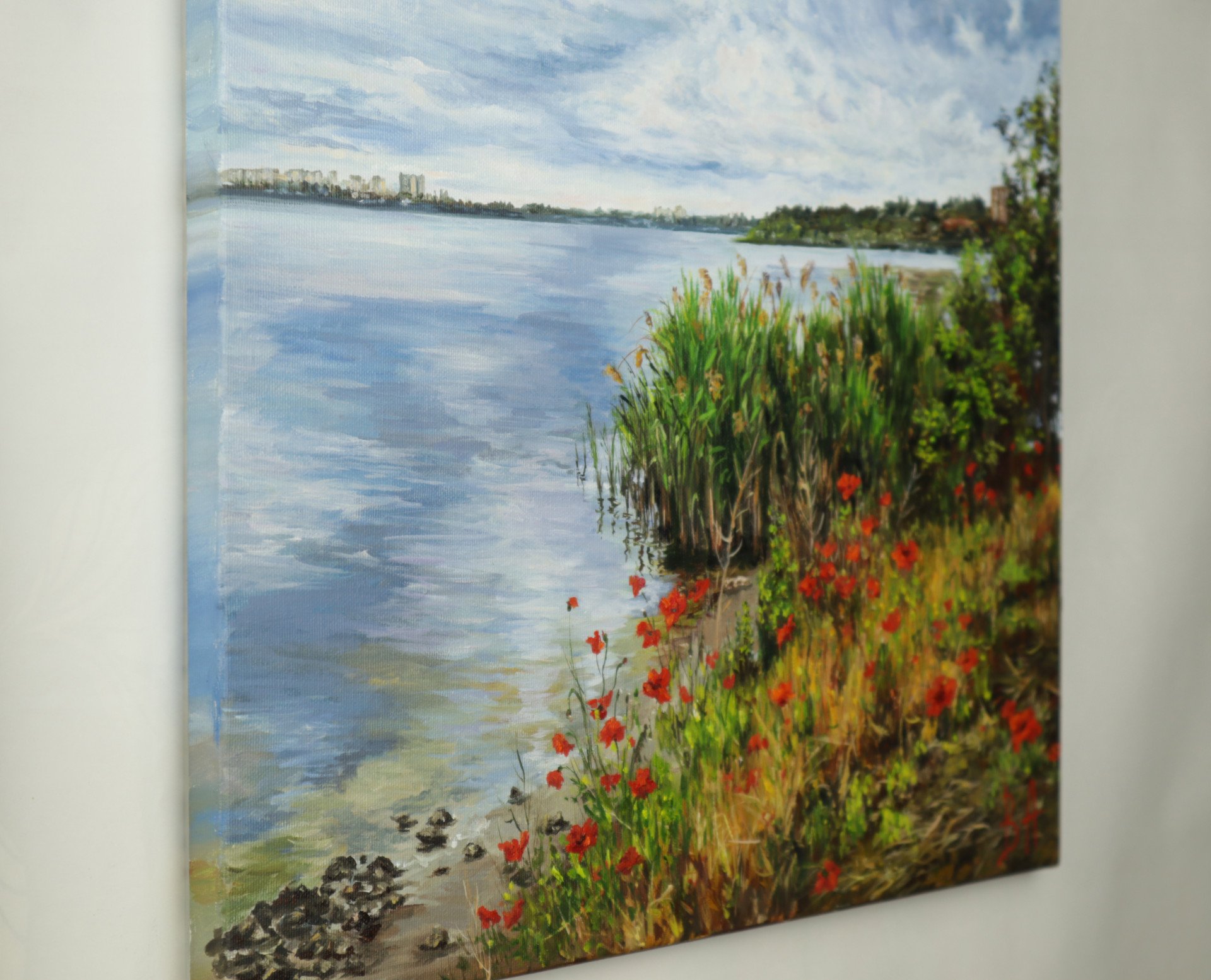 Poppies near the river - buy online