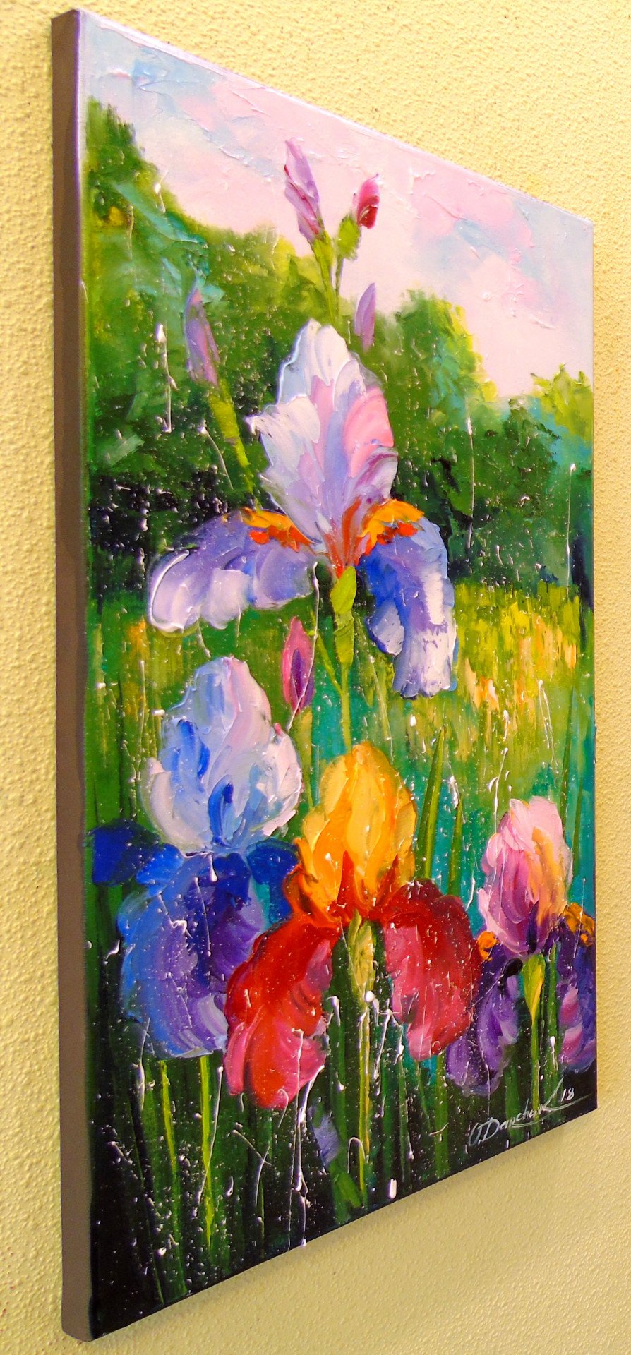 Irises - painting