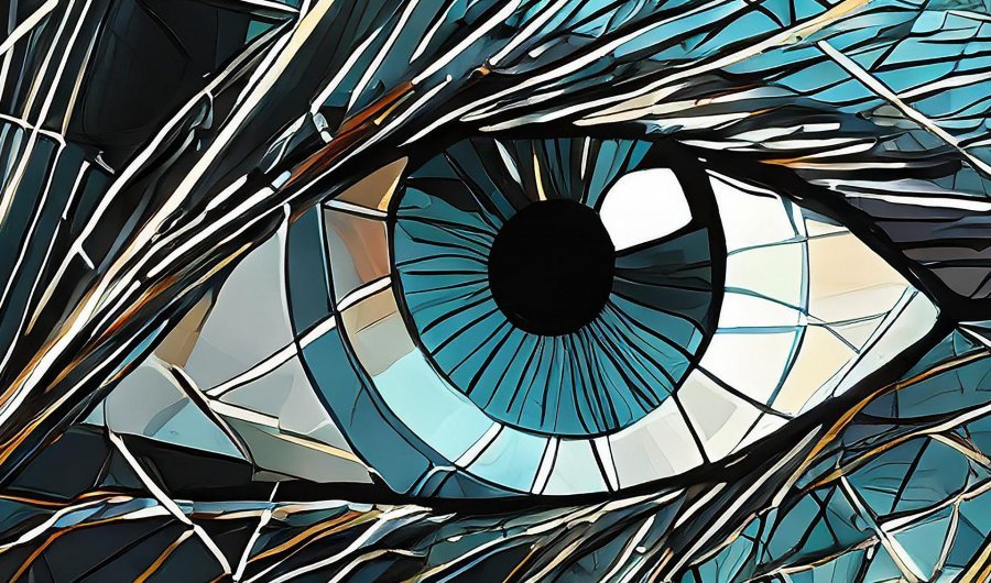 Vision Fragmented Painting By Praphul Garg