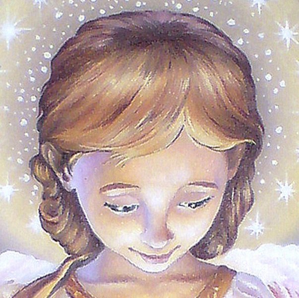 Additional view 1: Realism Religious Painting Touch of Happiness and Goodness by painter Denis Puchkov oil canvas 