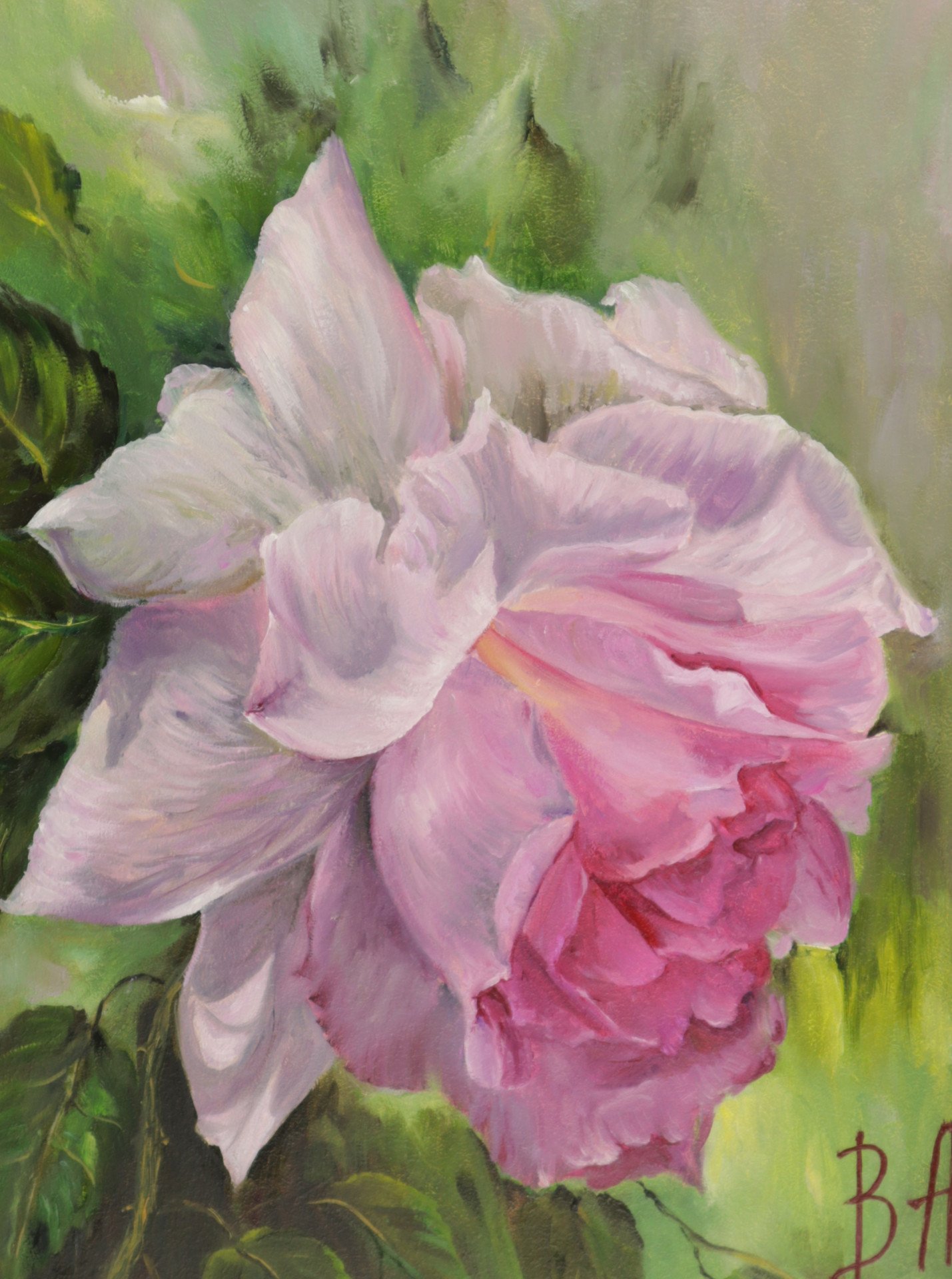 Oil painting Rose - painting