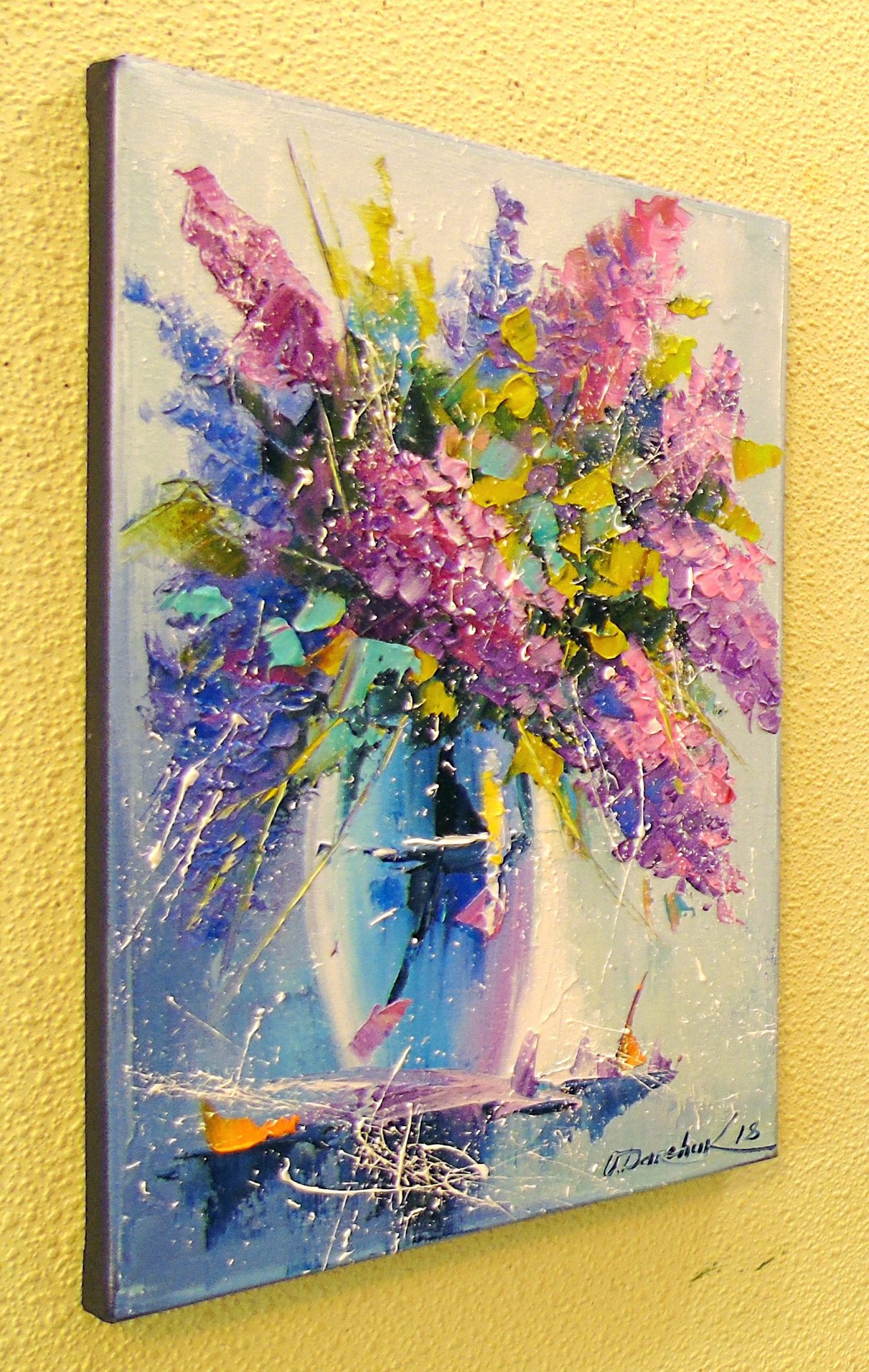 A bouquet of lilac - painting
