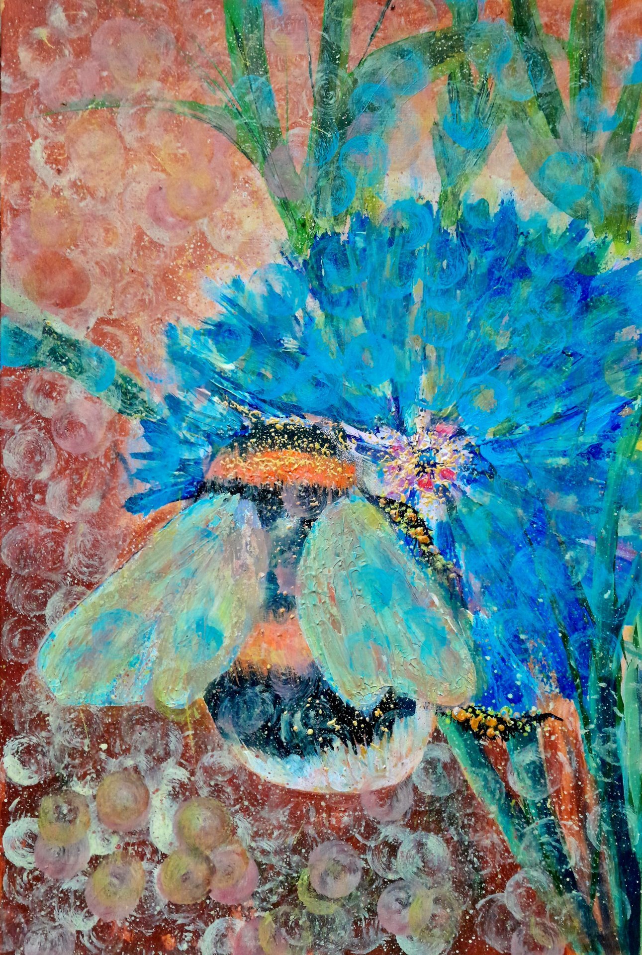 Original painting Pollen Painting by Anton Zapotochny(Dovzhenko)