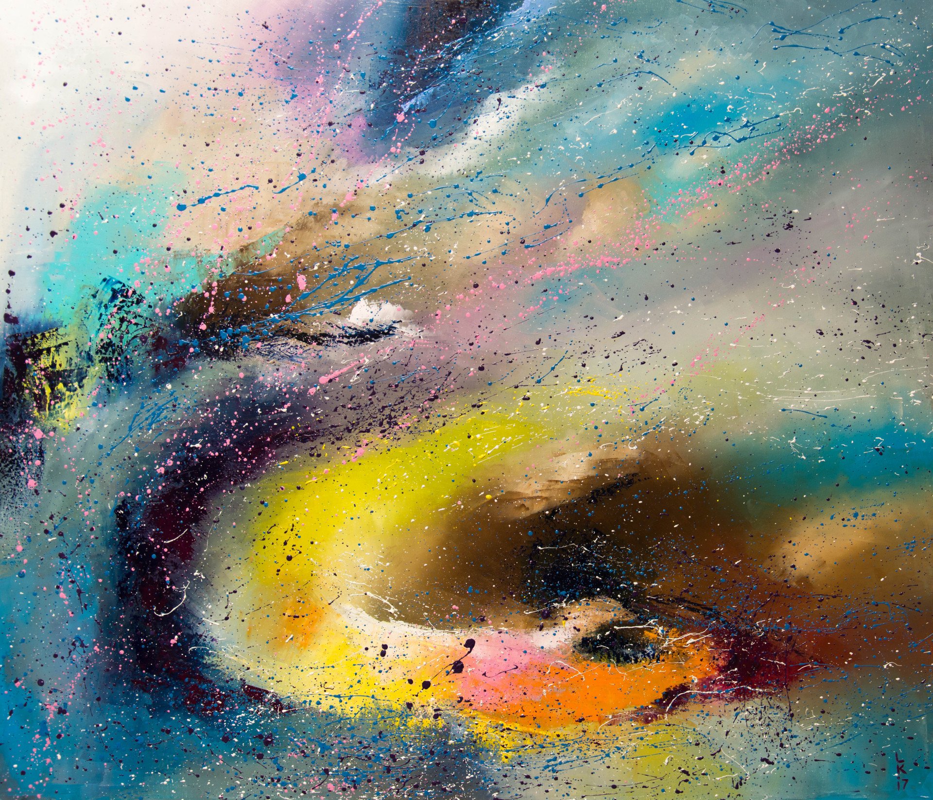 FLYING Painting by Liubov Kuptsova - Jose Art Gallery