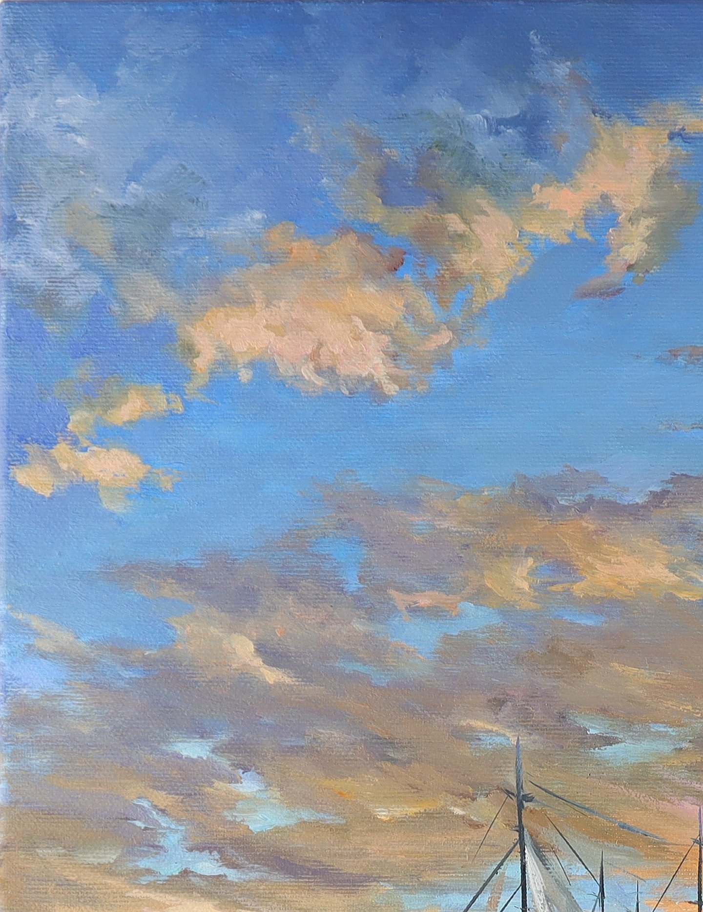 Oil painting At Sunset - buy online