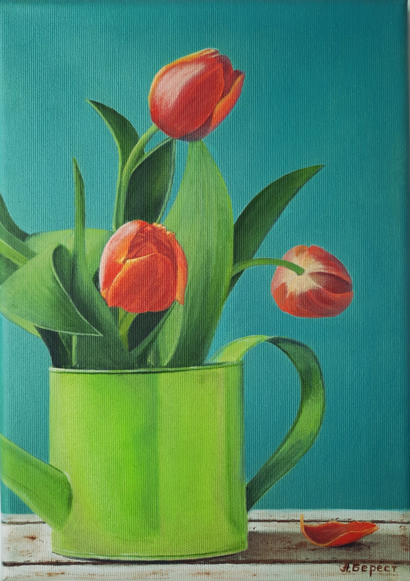 Floral Splendor Painting by Olena Berest - Jose Art Gallery