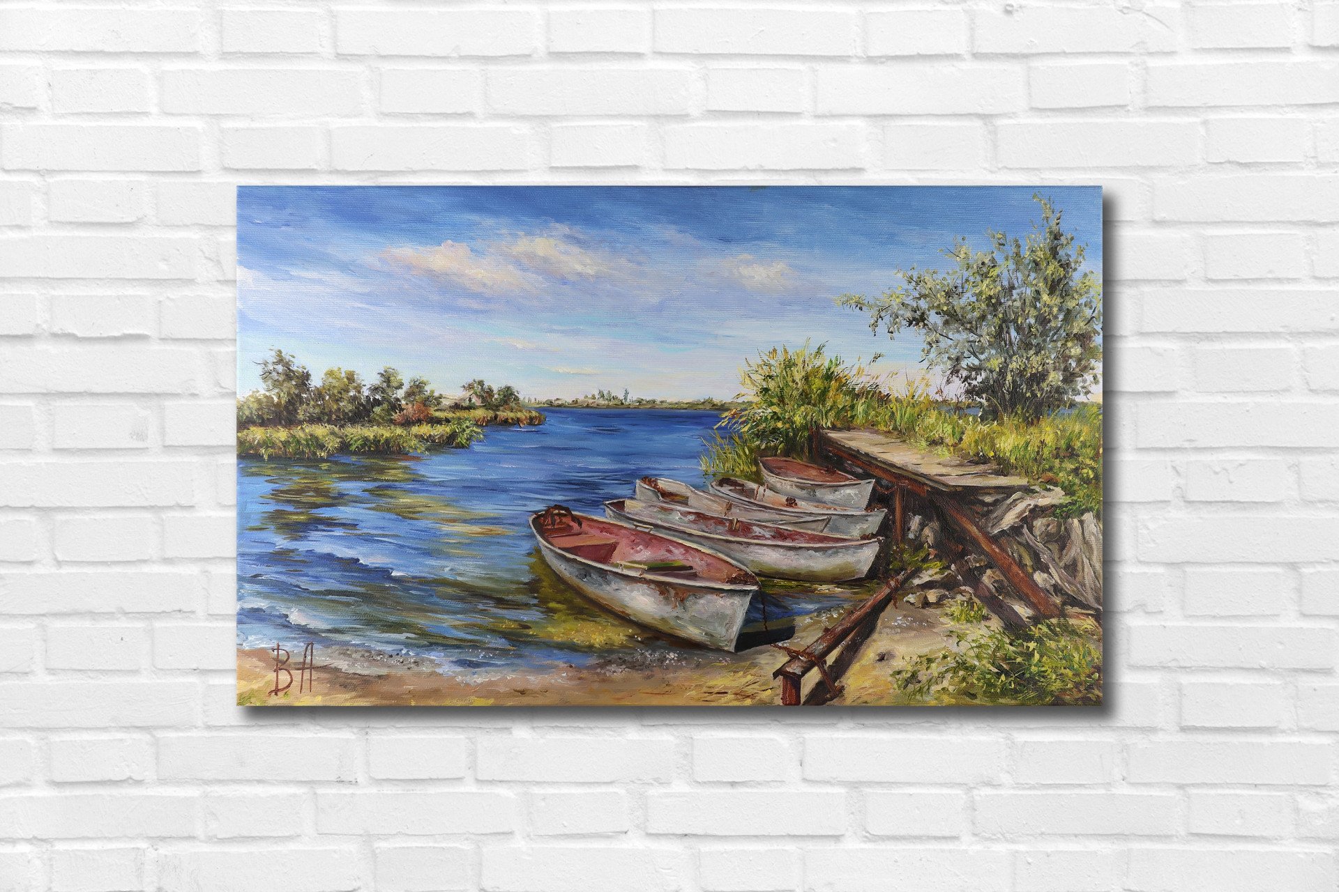 Painting Fishing boats - buy