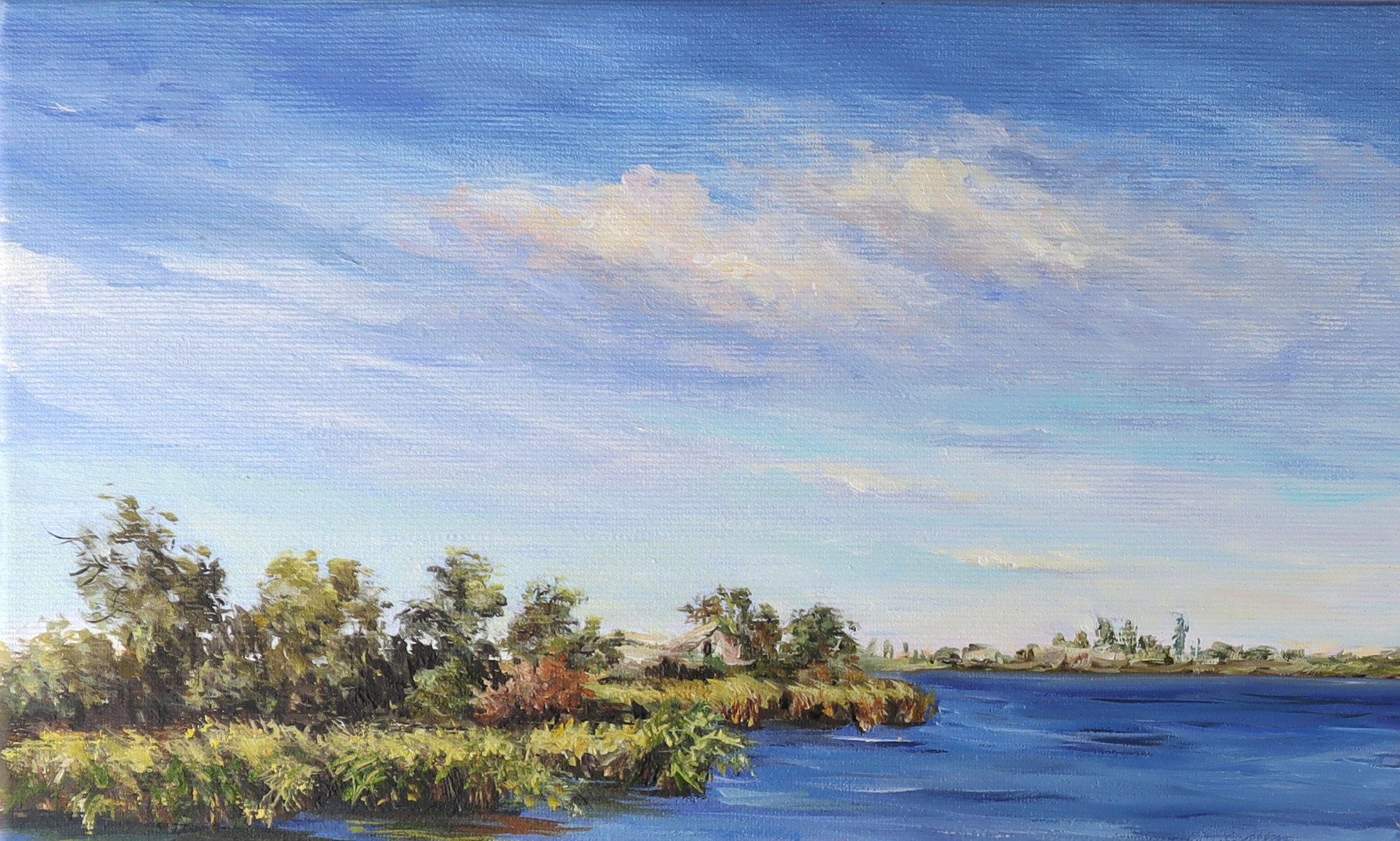 Painting Fishing boats - buy online