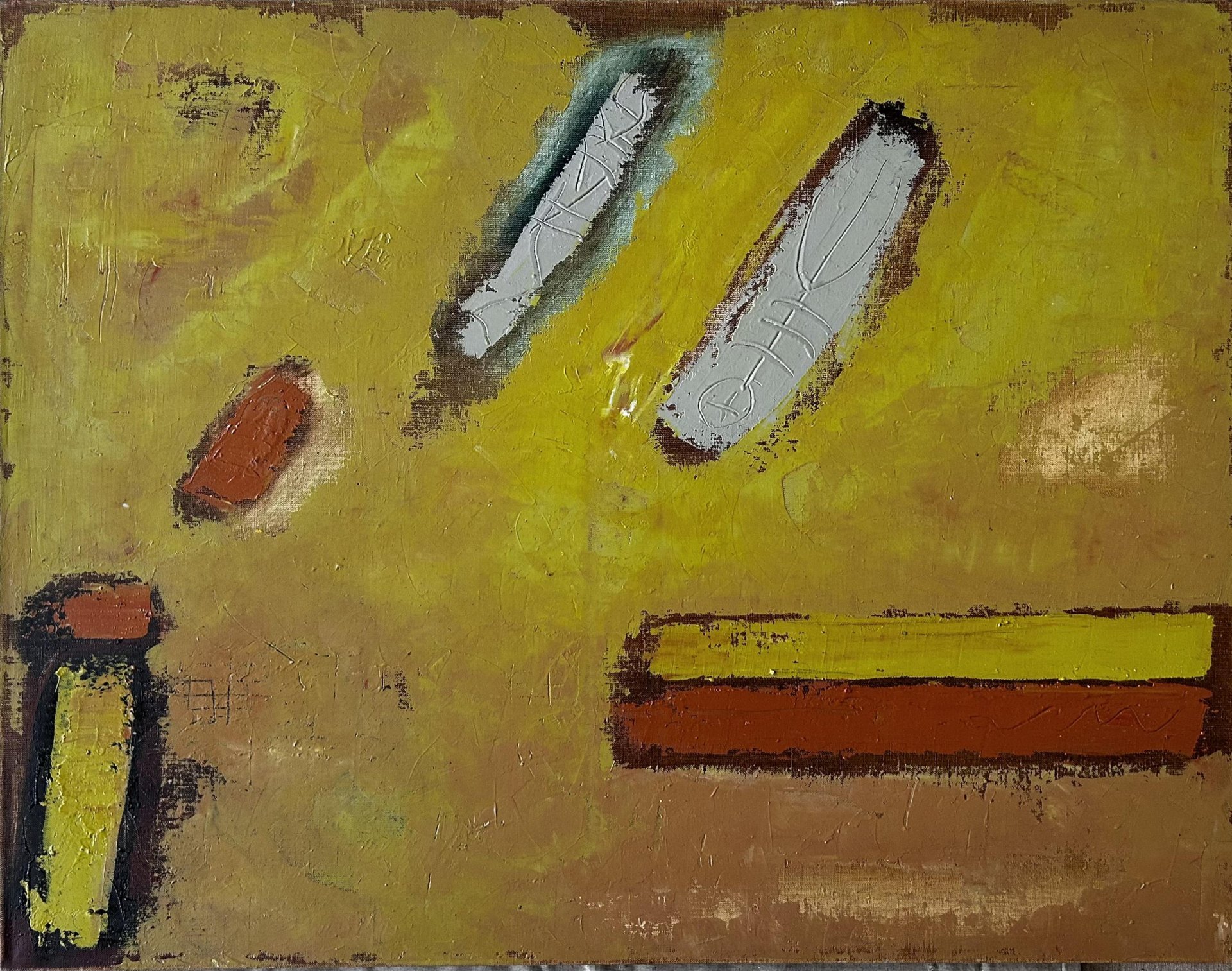 New Life in Antique Textures Painting by Stanislav Yushkov