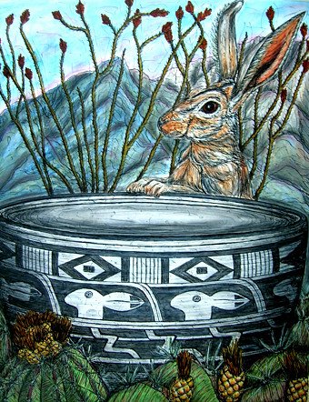 What Have We Here? Painting by Kim Jones Miller - Jose Art Gallery
