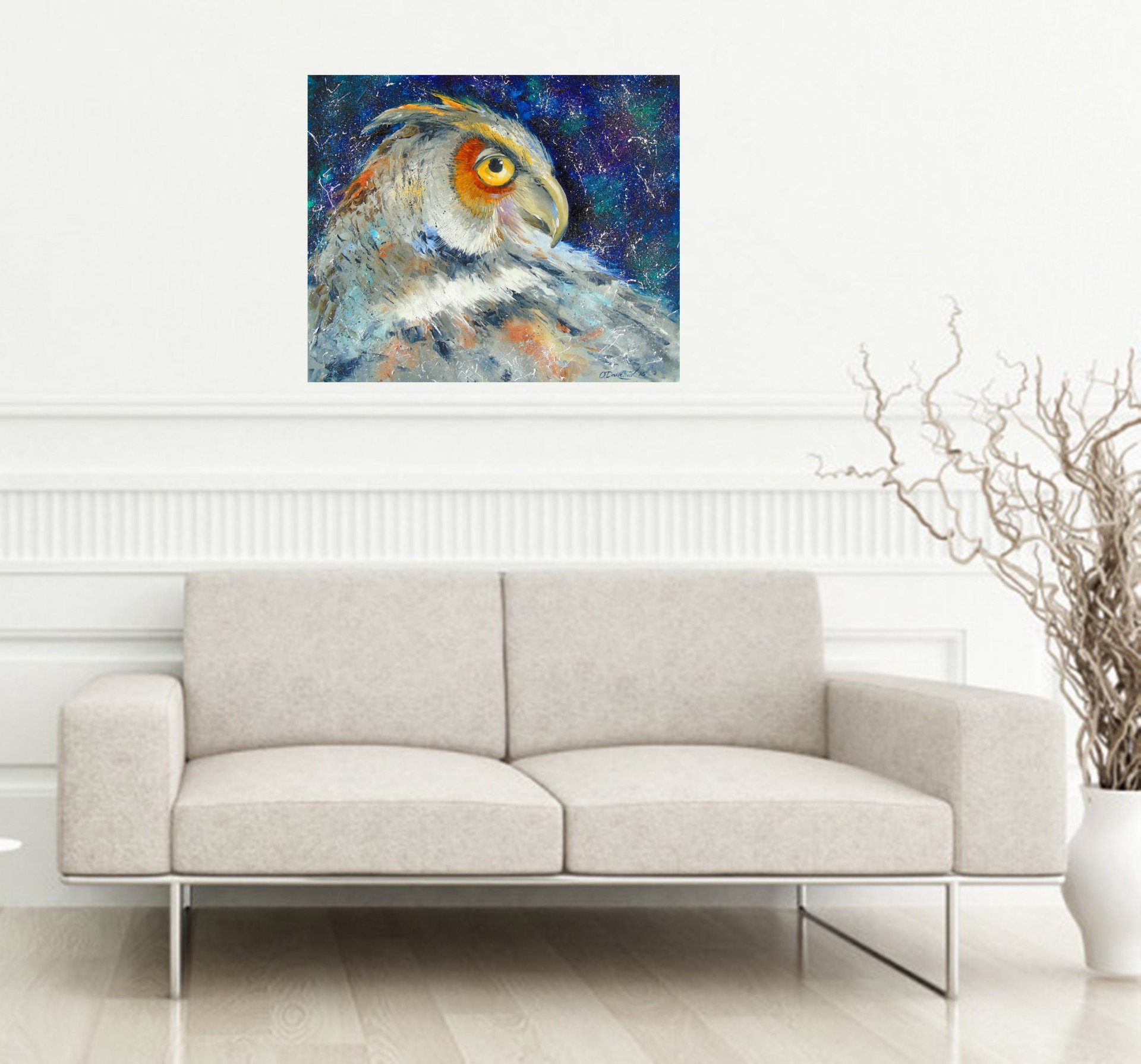 Owl - painting