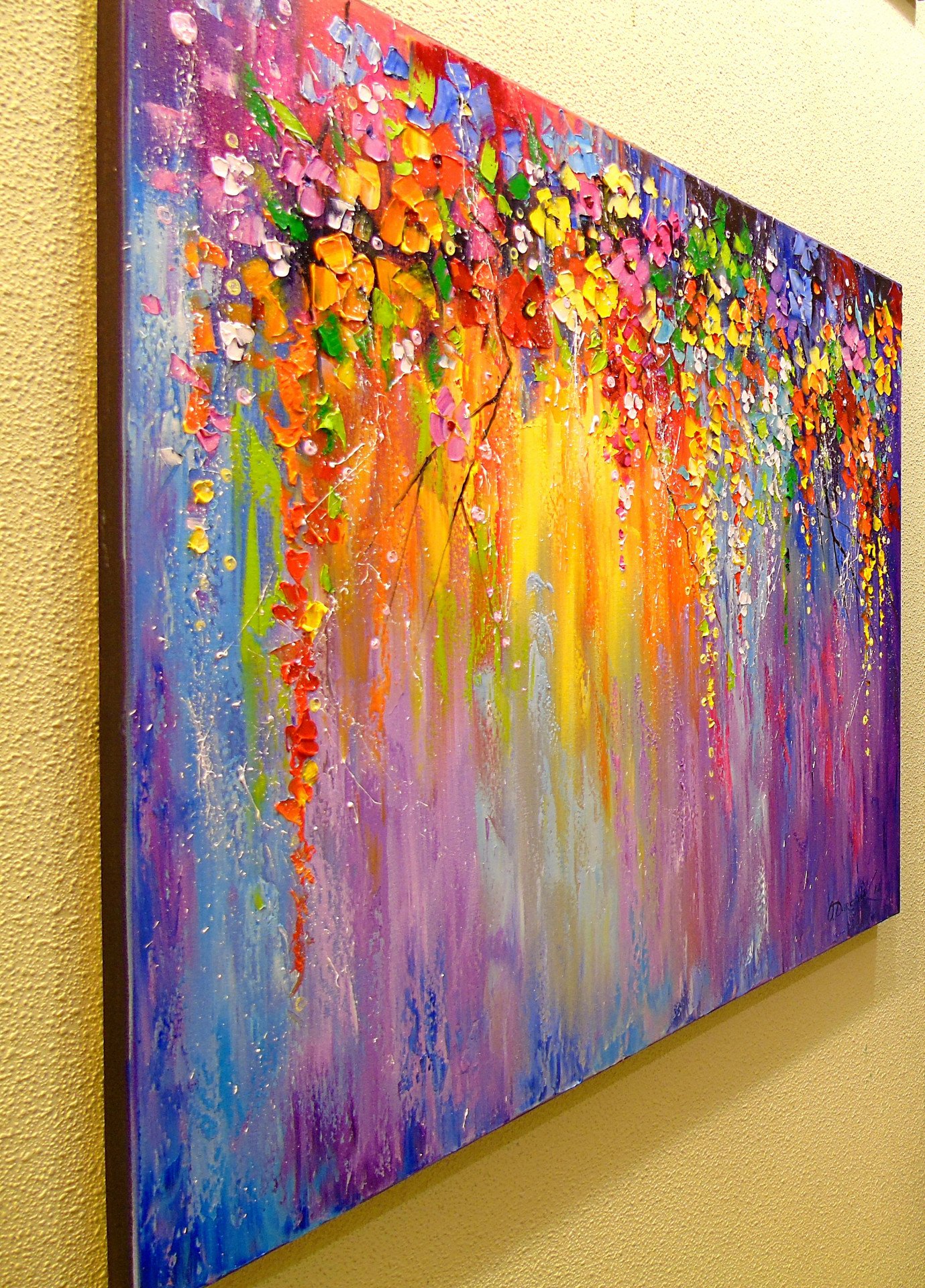 Symphony of flowers - painting