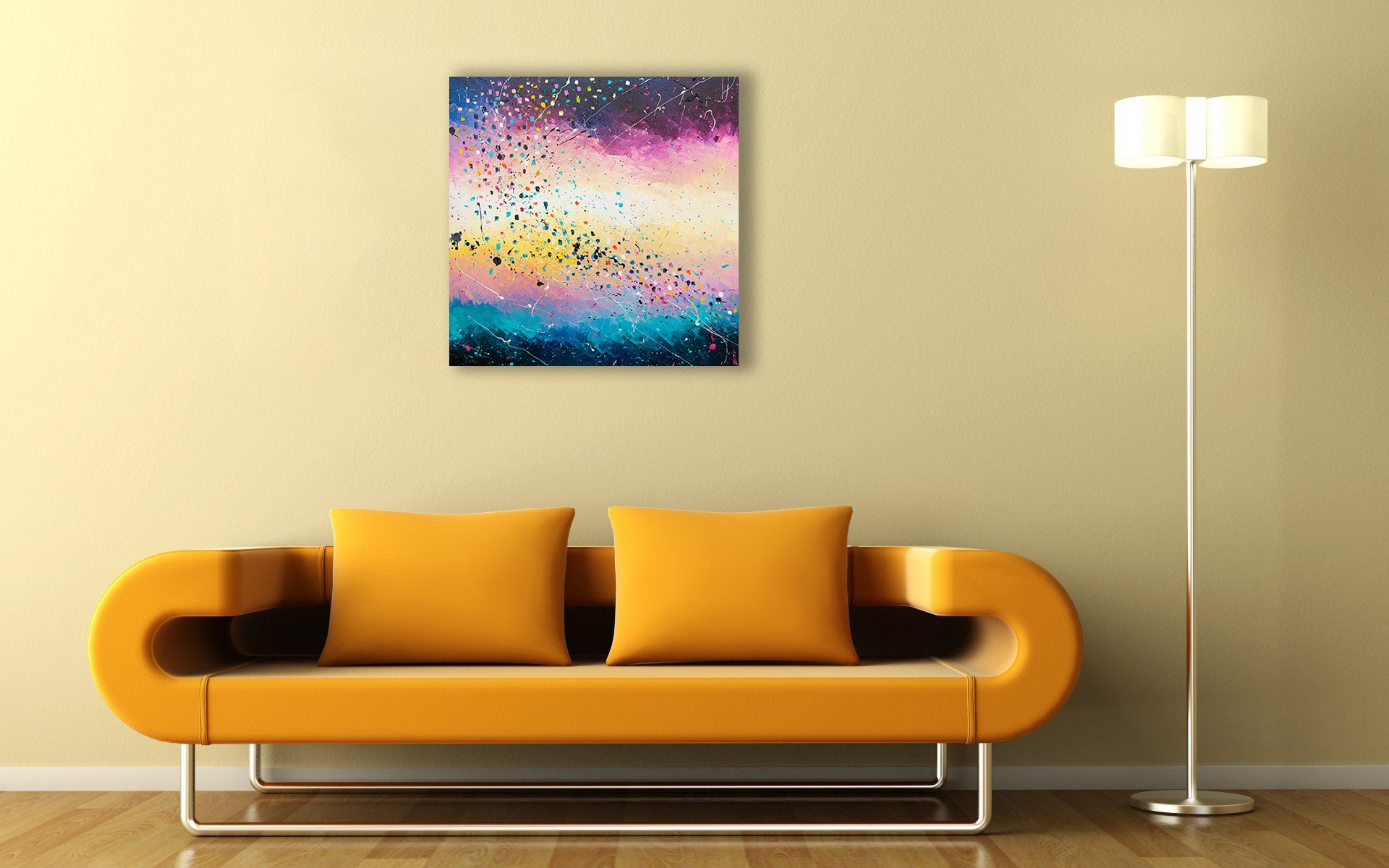 DE LO PROFUNDO A LA LUZ - painting
