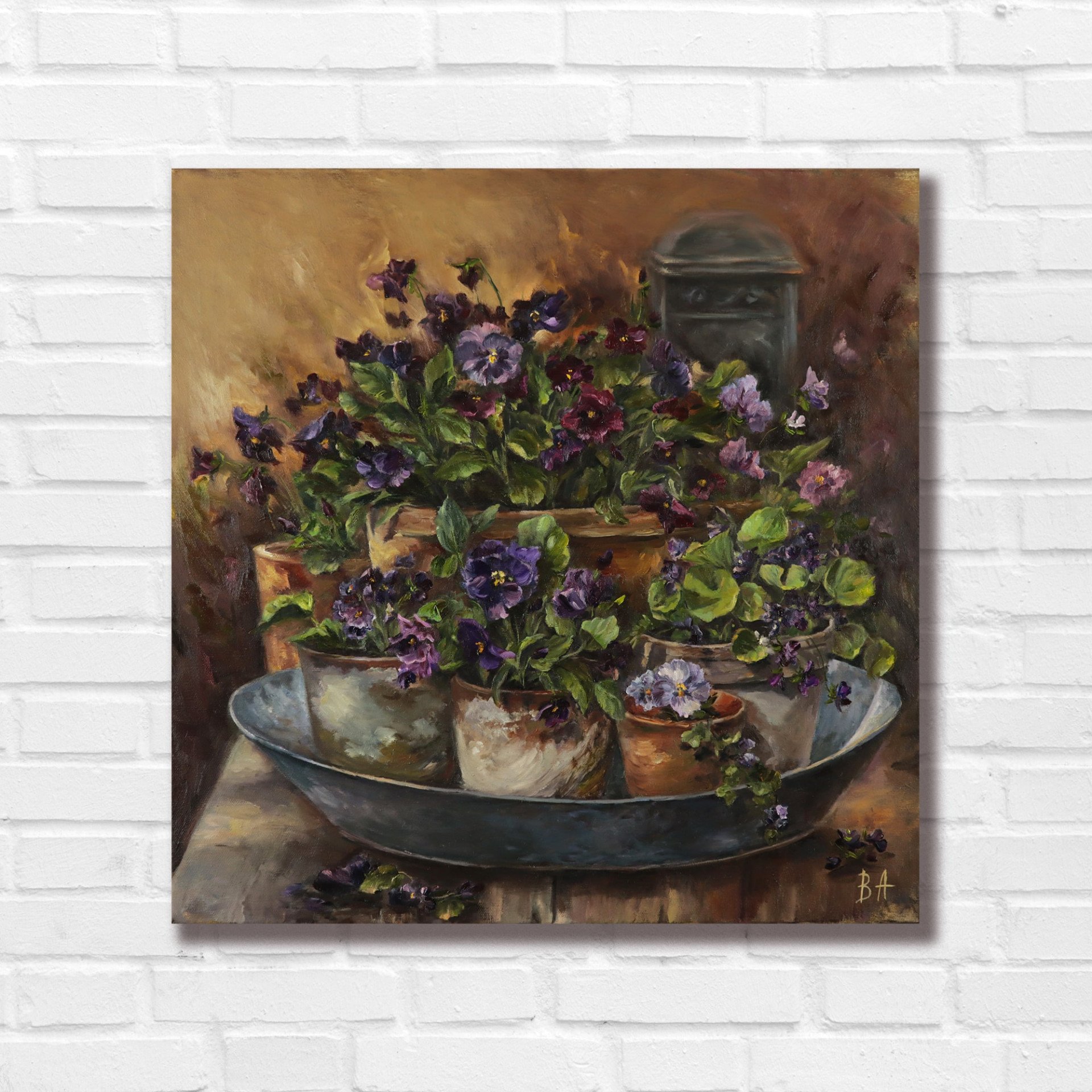 Pansies - painting