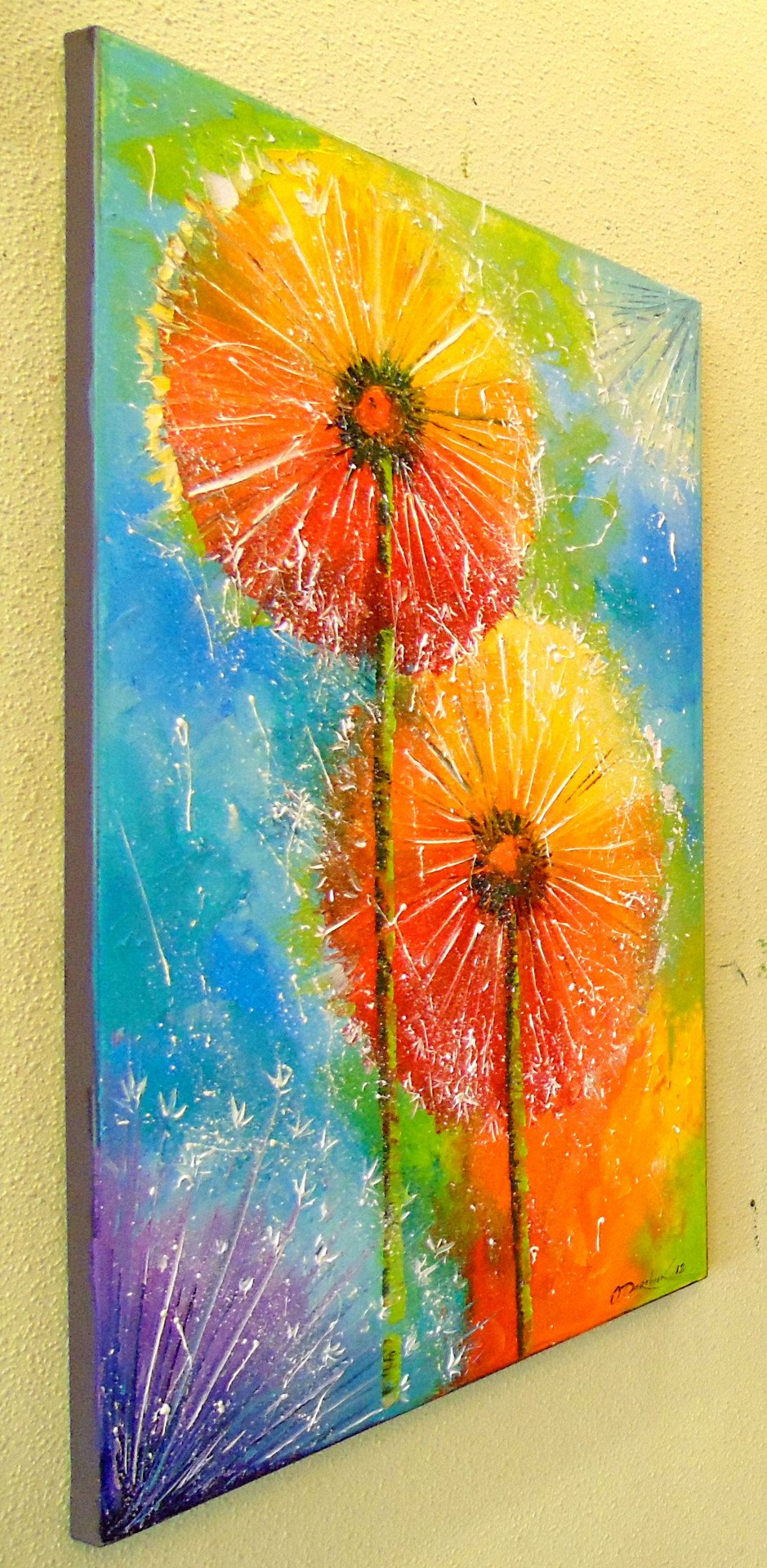 Dandelions - painting