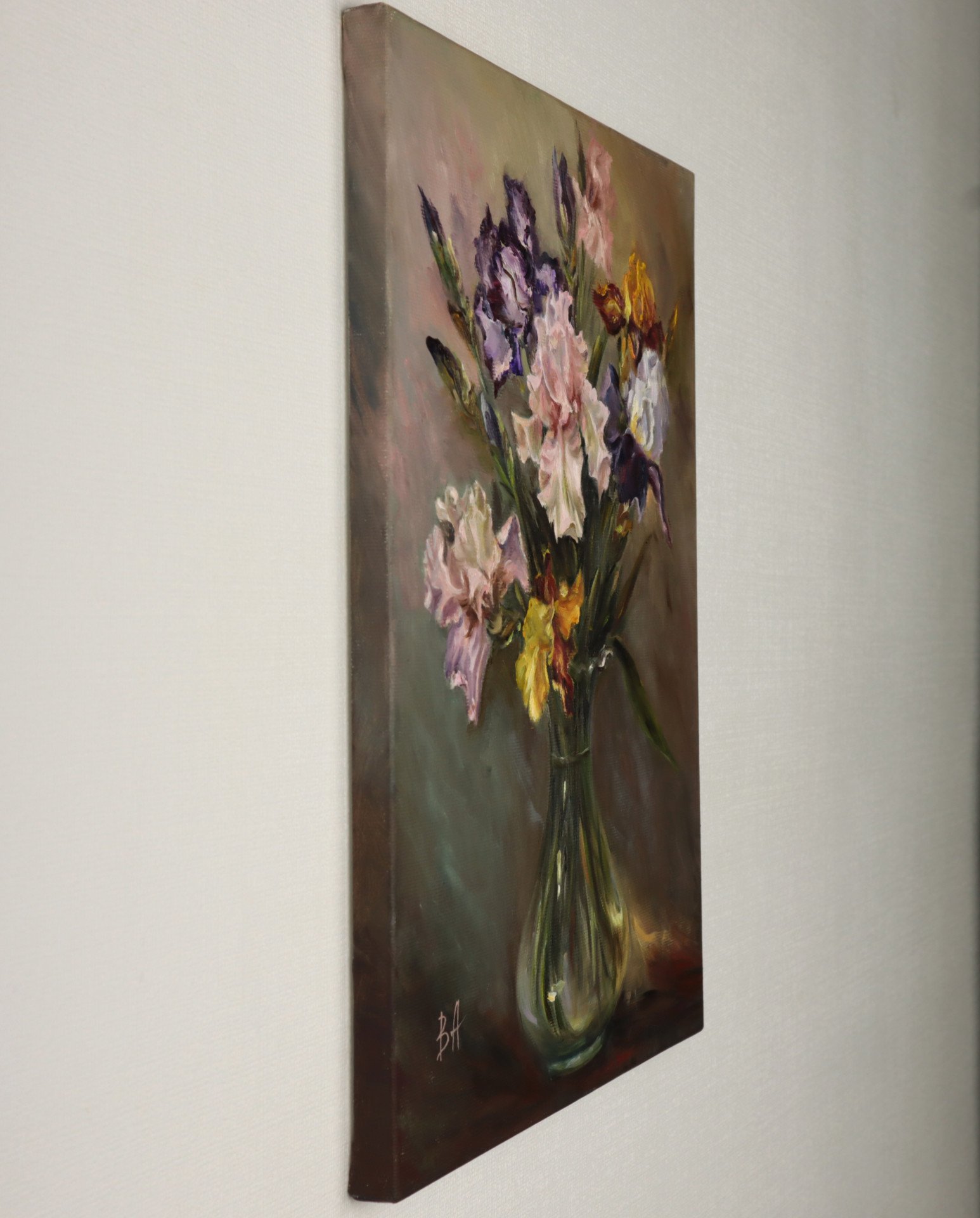 Oil painting Irises - painting
