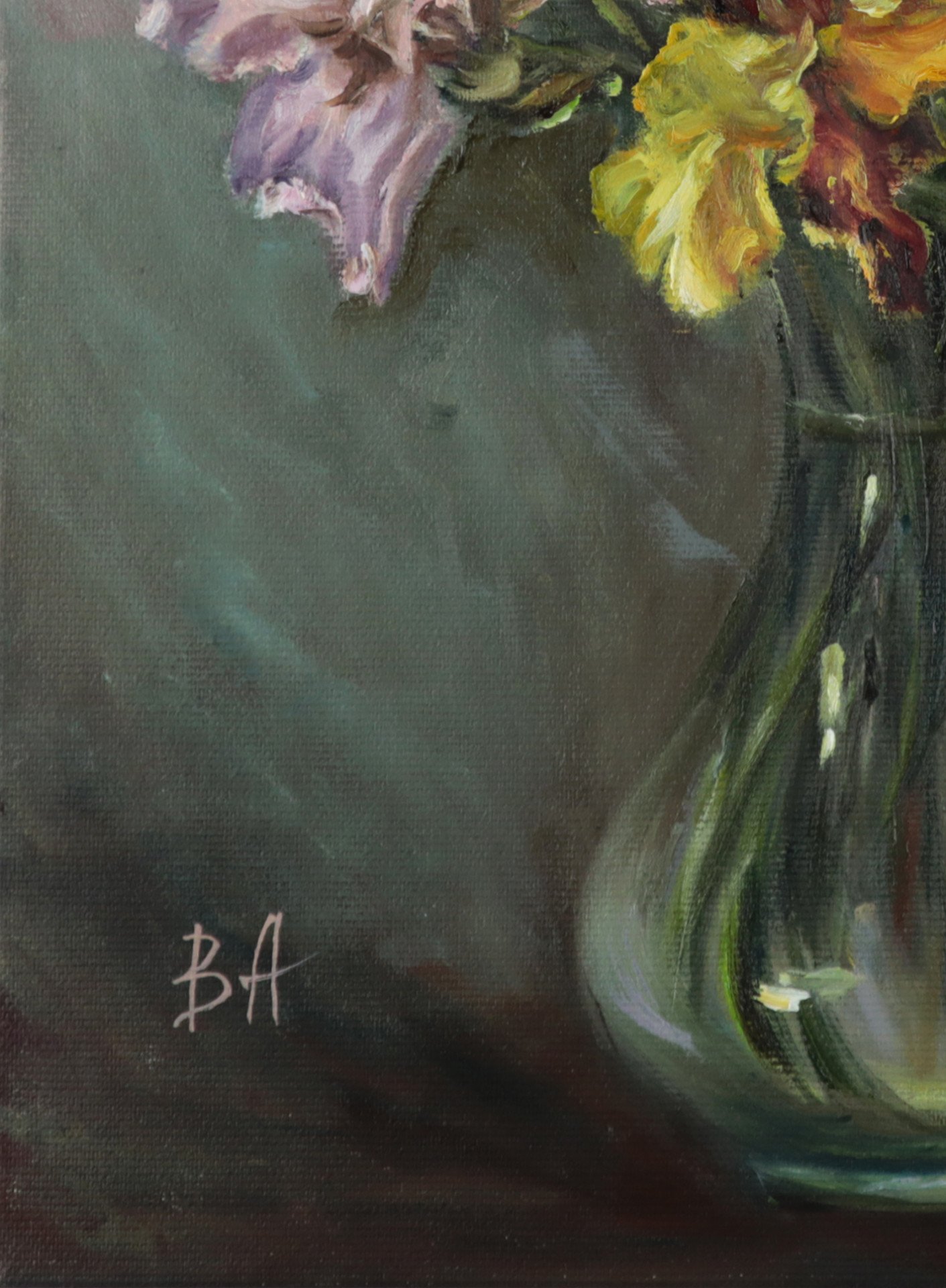 Oil painting Irises - buy online
