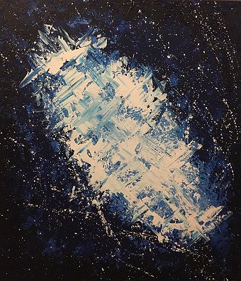 Painting "Space" | Artist Alessandra Viola | Jose Art Gallery