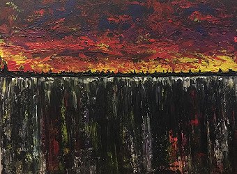 Картина "Sunset" | Художник Alessandra Viola | Jose Art Gallery