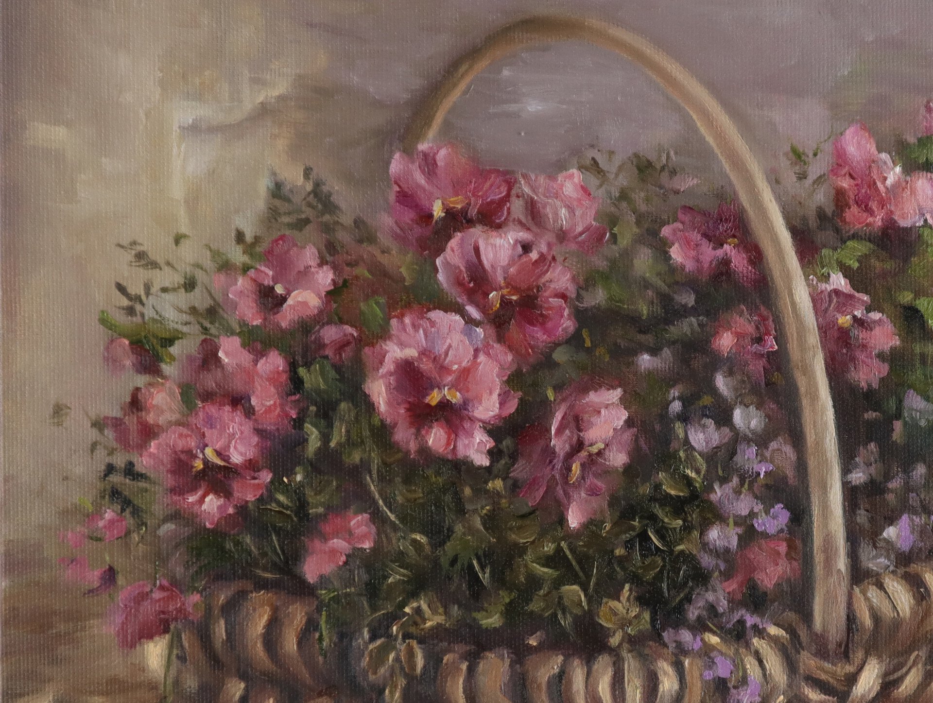 Basket of flowers - order