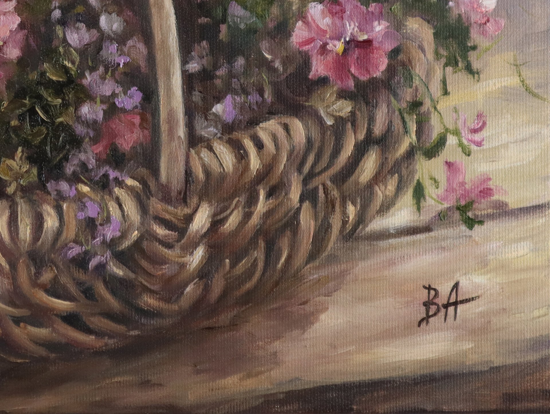 Basket of flowers - buy online