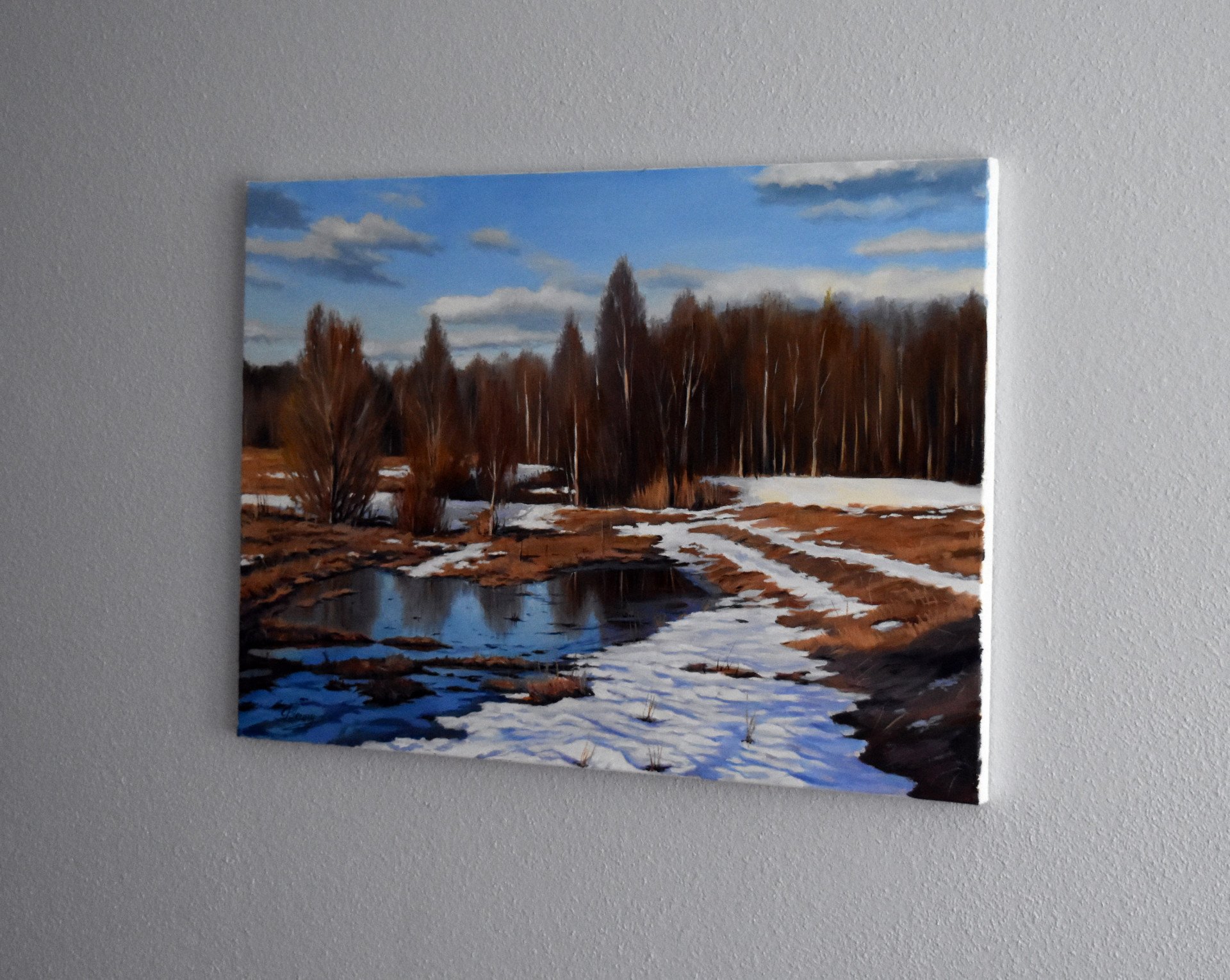 The breath of spring - painting