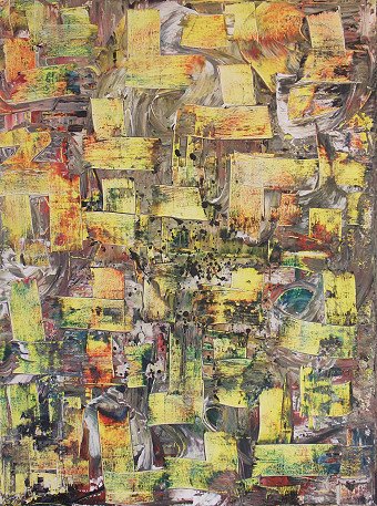 The Yellow Lines Painting by Alessandra Viola - Jose Art Gallery