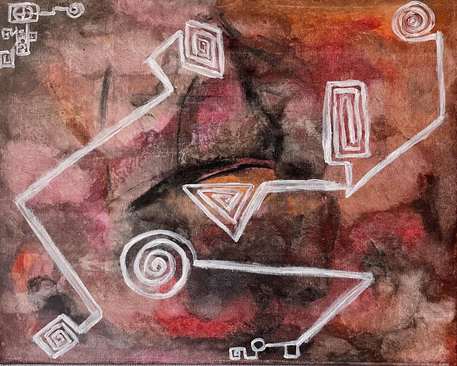 Abstract 18. Texture and Design Masterpiece Painting by Alex