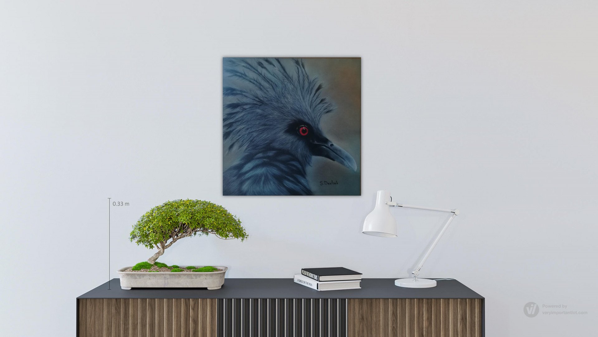 Crowned pigeon - painting