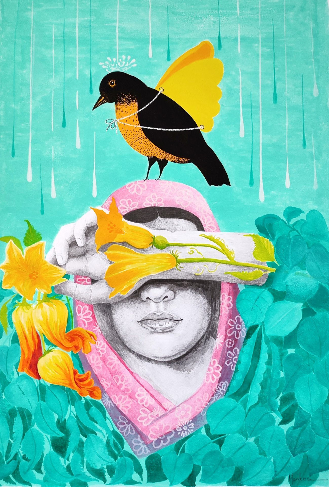 Adaptation and evolution Painting by José Luis Montes