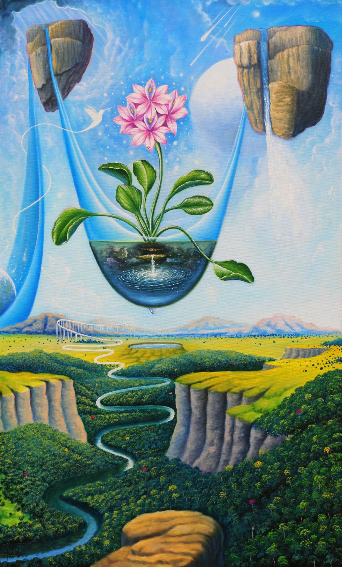 Divine Creation Surrealism And Nature Drawing Modesto